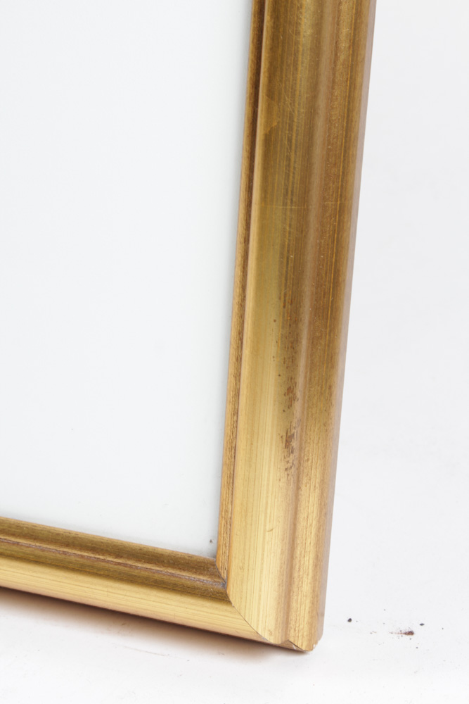 Chinese Gouache Painting of Woman and Child