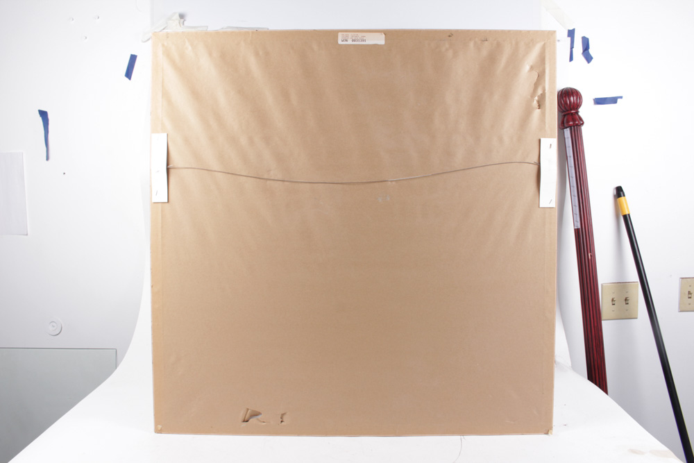 Chinese Gouache Painting of Woman and Child