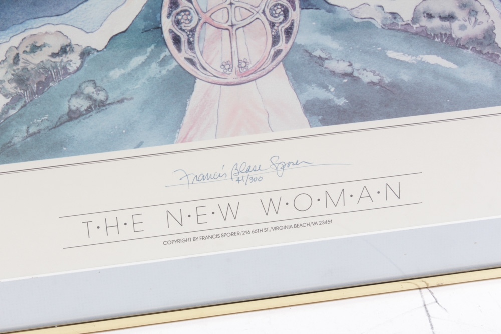 Signed Limited Edition Offset Lithograph Pair by Francis Sporer