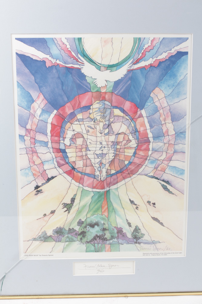 Signed Limited Edition Offset Lithograph Pair by Francis Sporer