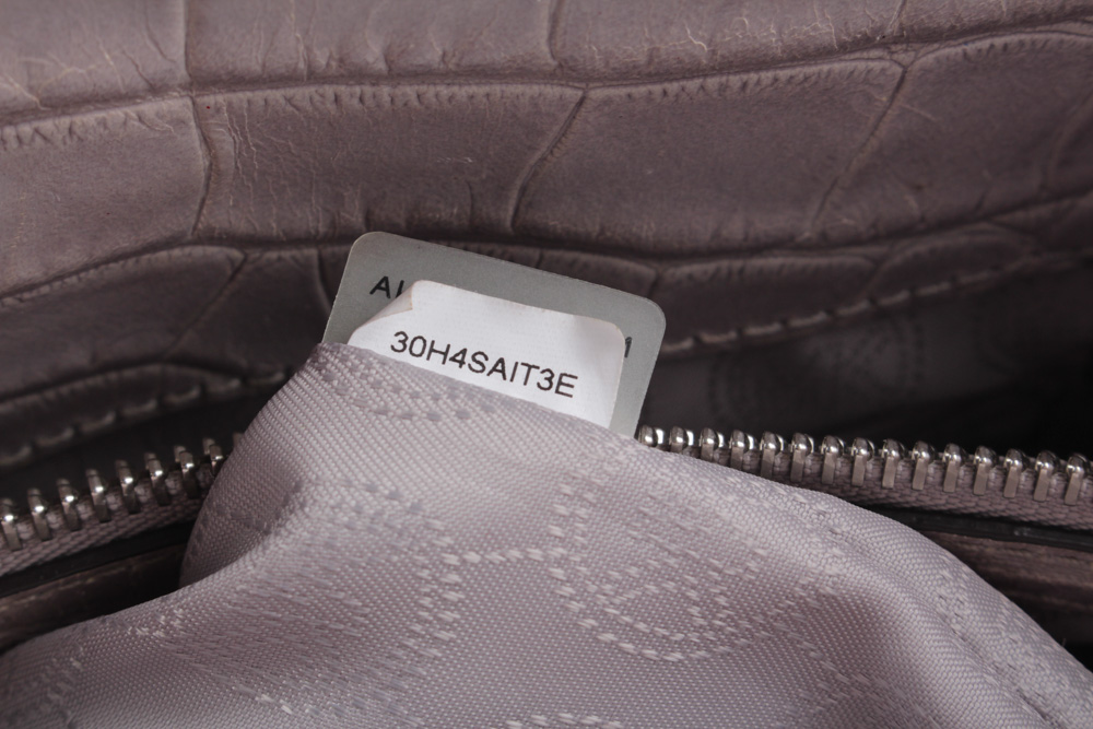 MICHAEL Michael Kors Hamilton Alligator Embossed Leather Handbag