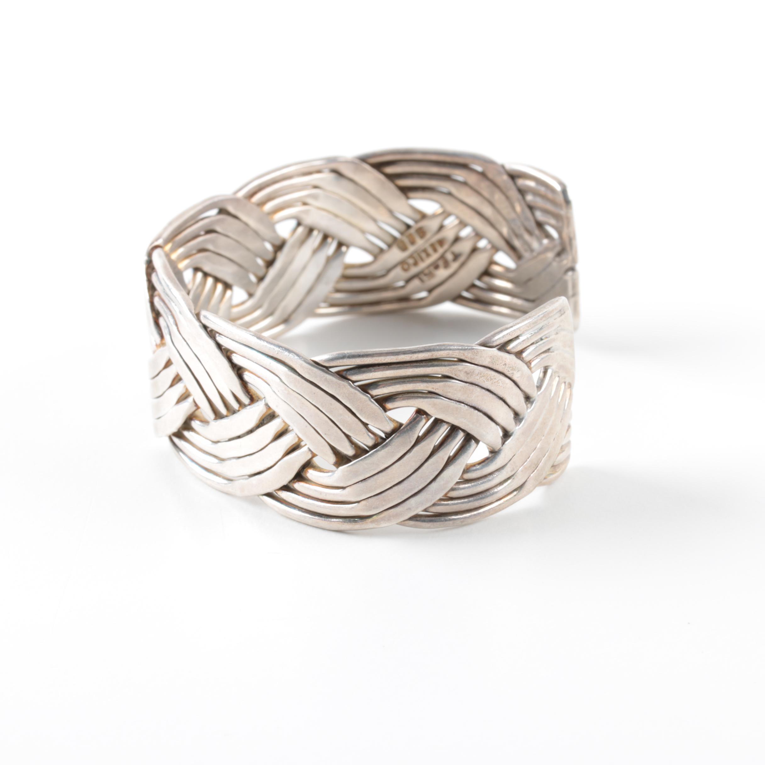 Sterling Silver Bracelets Including Taxco Mexico