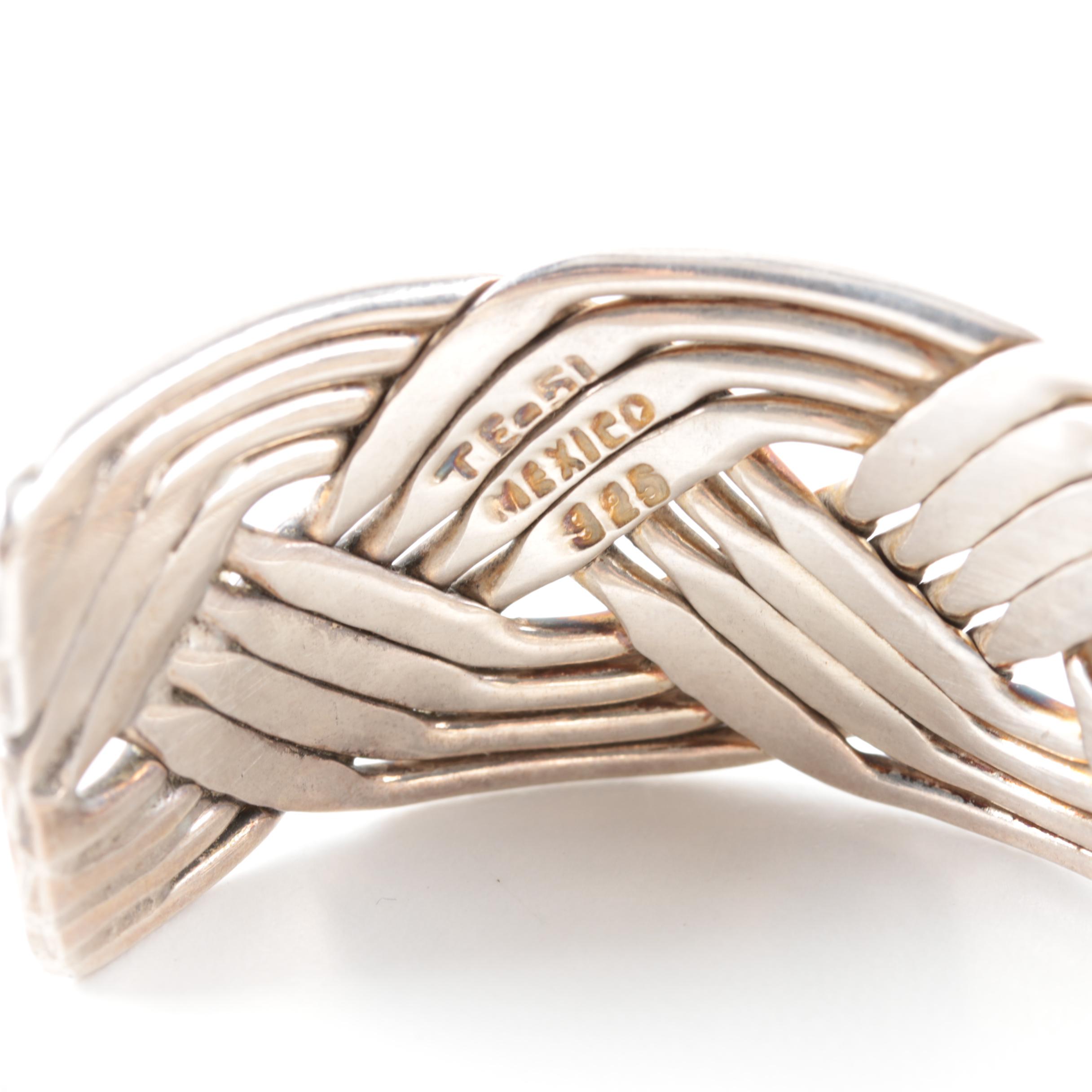 Sterling Silver Bracelets Including Taxco Mexico