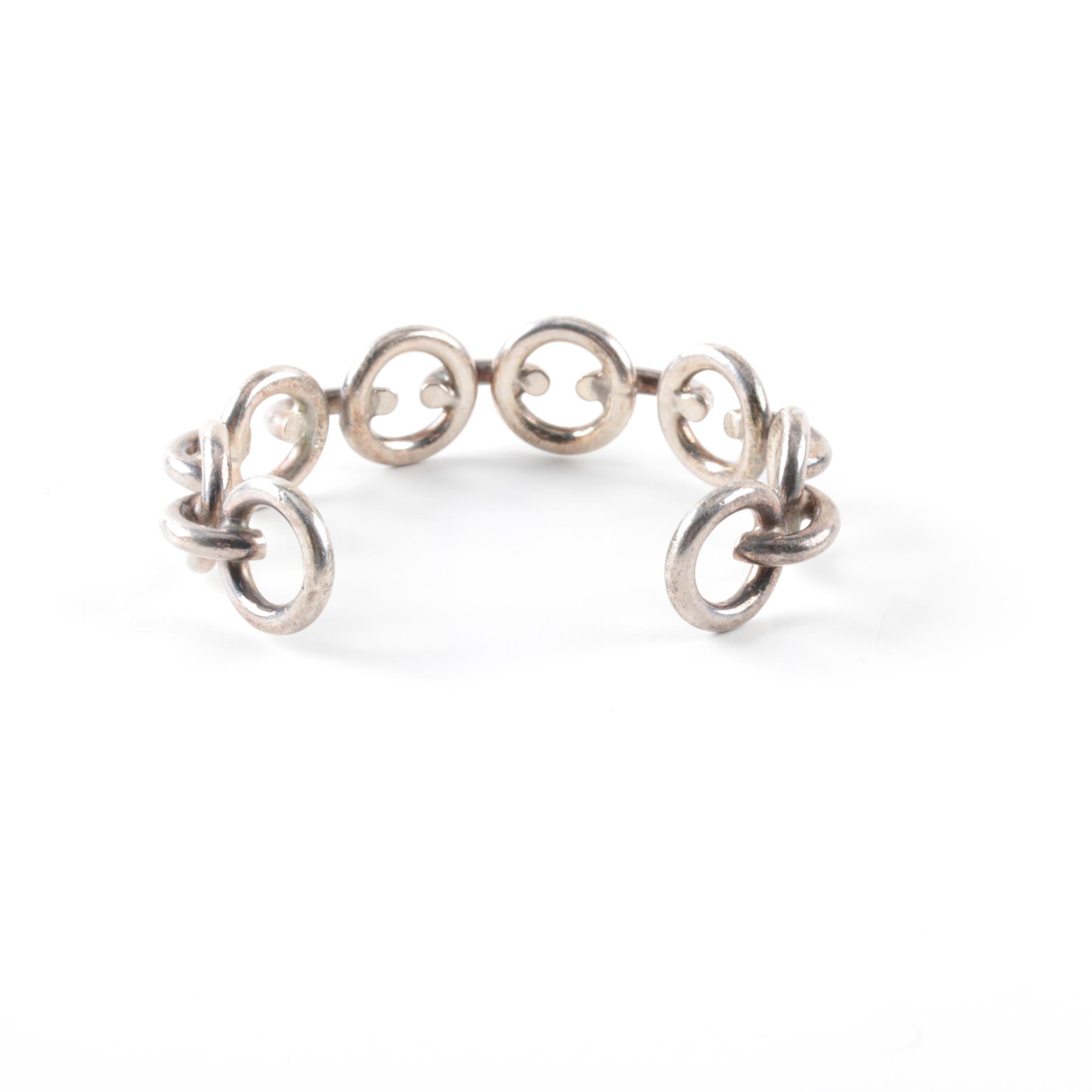 Sterling Silver Bracelets Including Taxco Mexico