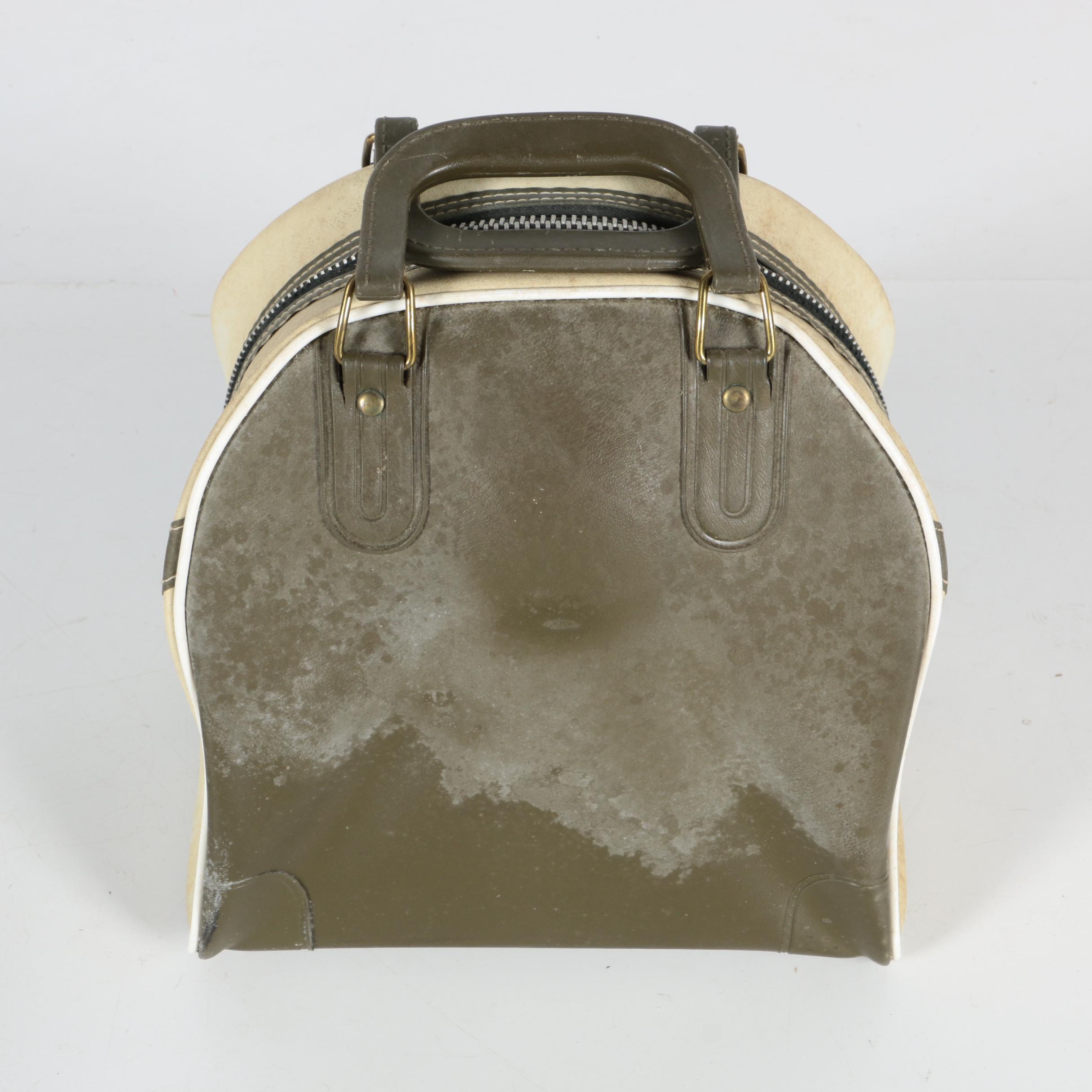 Vintage AMF Strikeline Bowling Ball with Bag