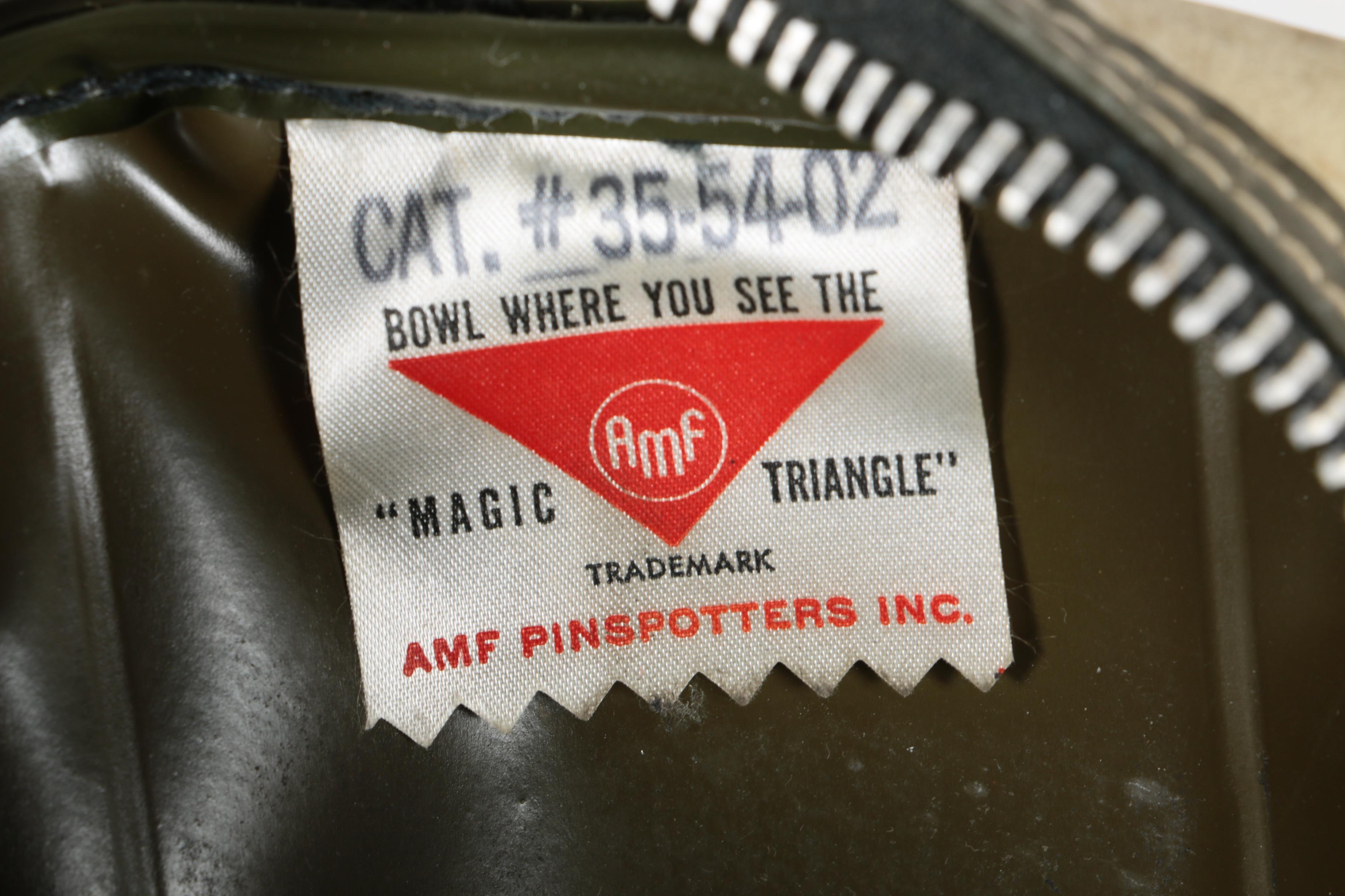 Vintage AMF Strikeline Bowling Ball with Bag