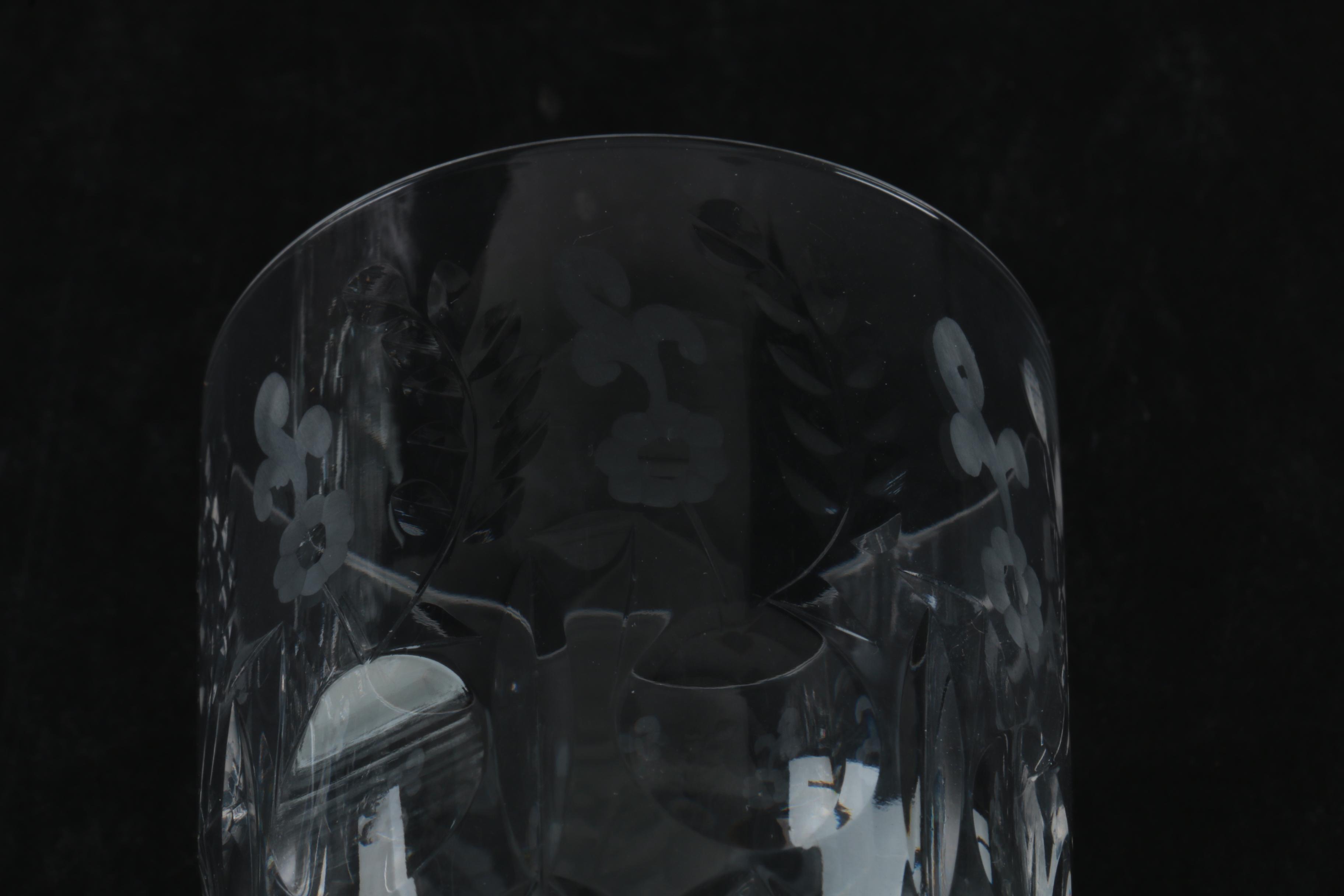 Rogaska "Gallia" Crystal Champagne Flutes