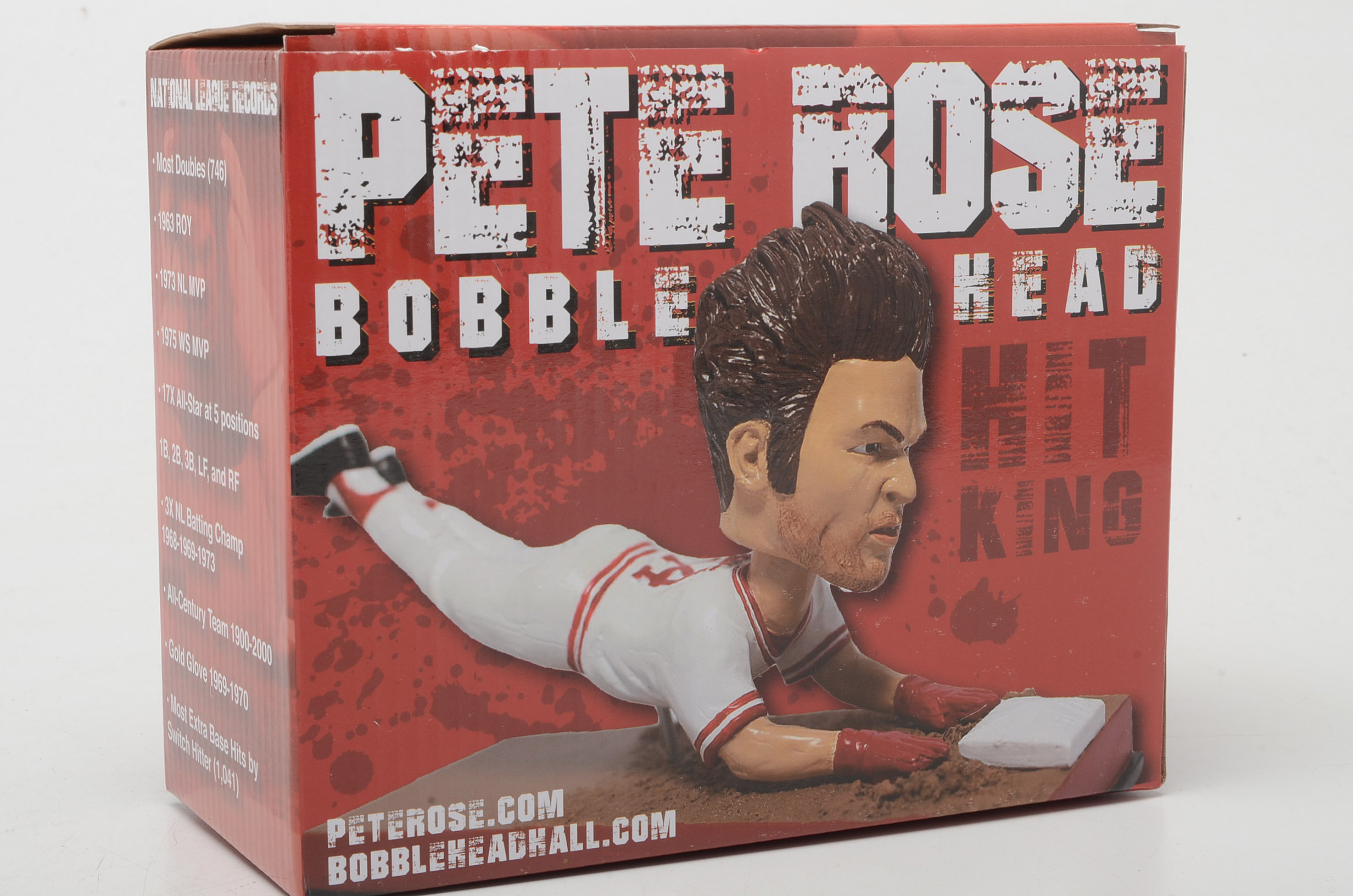 Pete Rose Sliding Head First Bobblehead