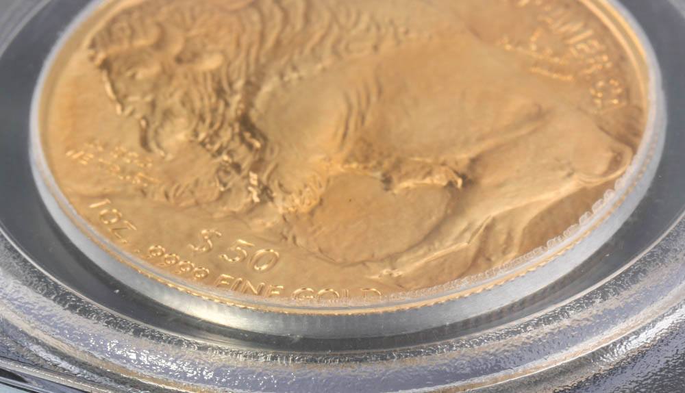 PCGS Graded MS70 2009 American Buffalo $50 Gold Bullion Coin