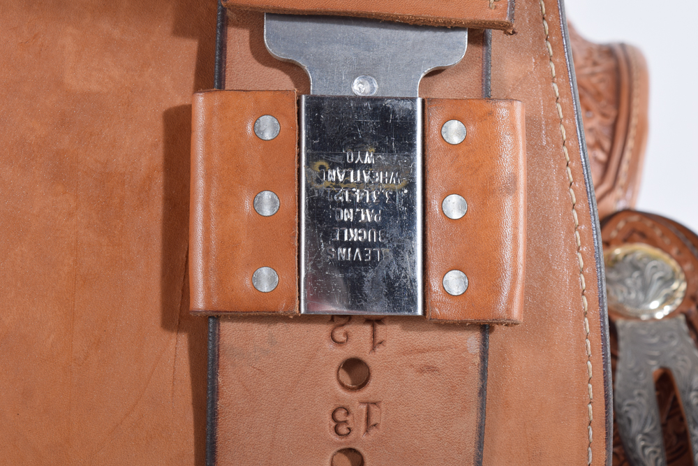 Dale Chavez Trophy Western Pleasure Leather & 500 Silver Show Saddle