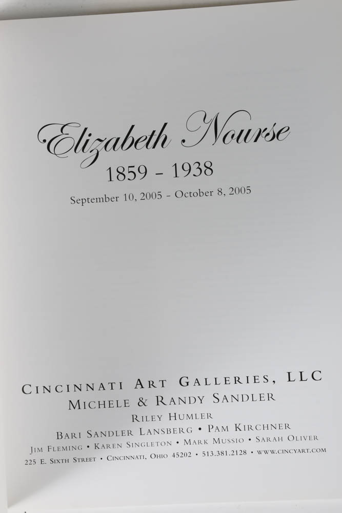 Collection of Elizabeth Nourse-Related Publications