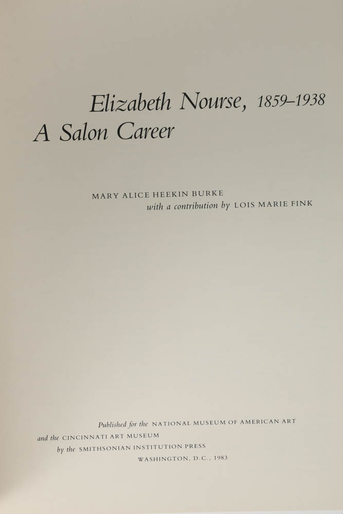 Collection of Elizabeth Nourse-Related Publications