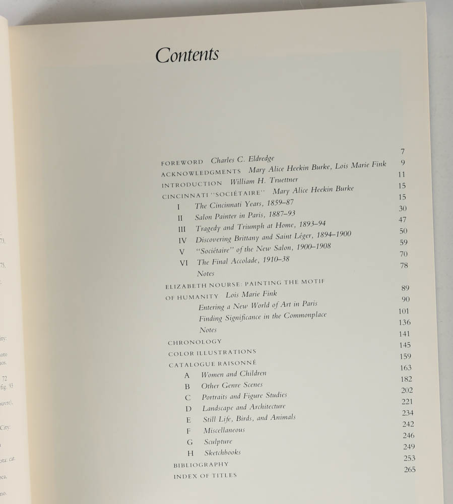 Collection of Elizabeth Nourse-Related Publications