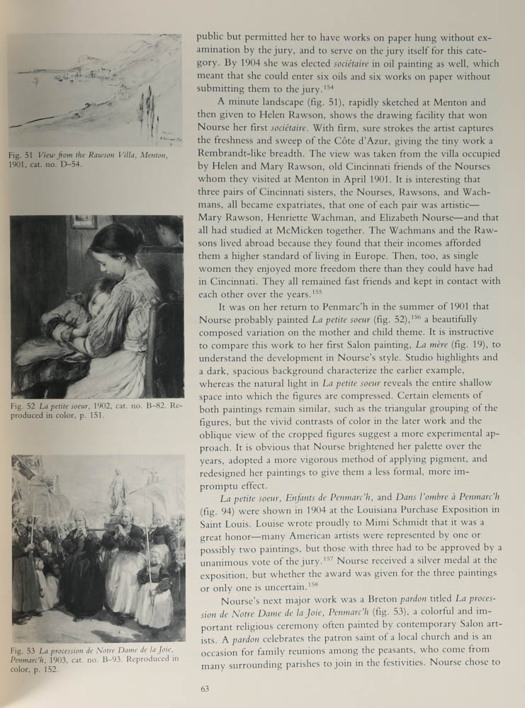 Collection of Elizabeth Nourse-Related Publications