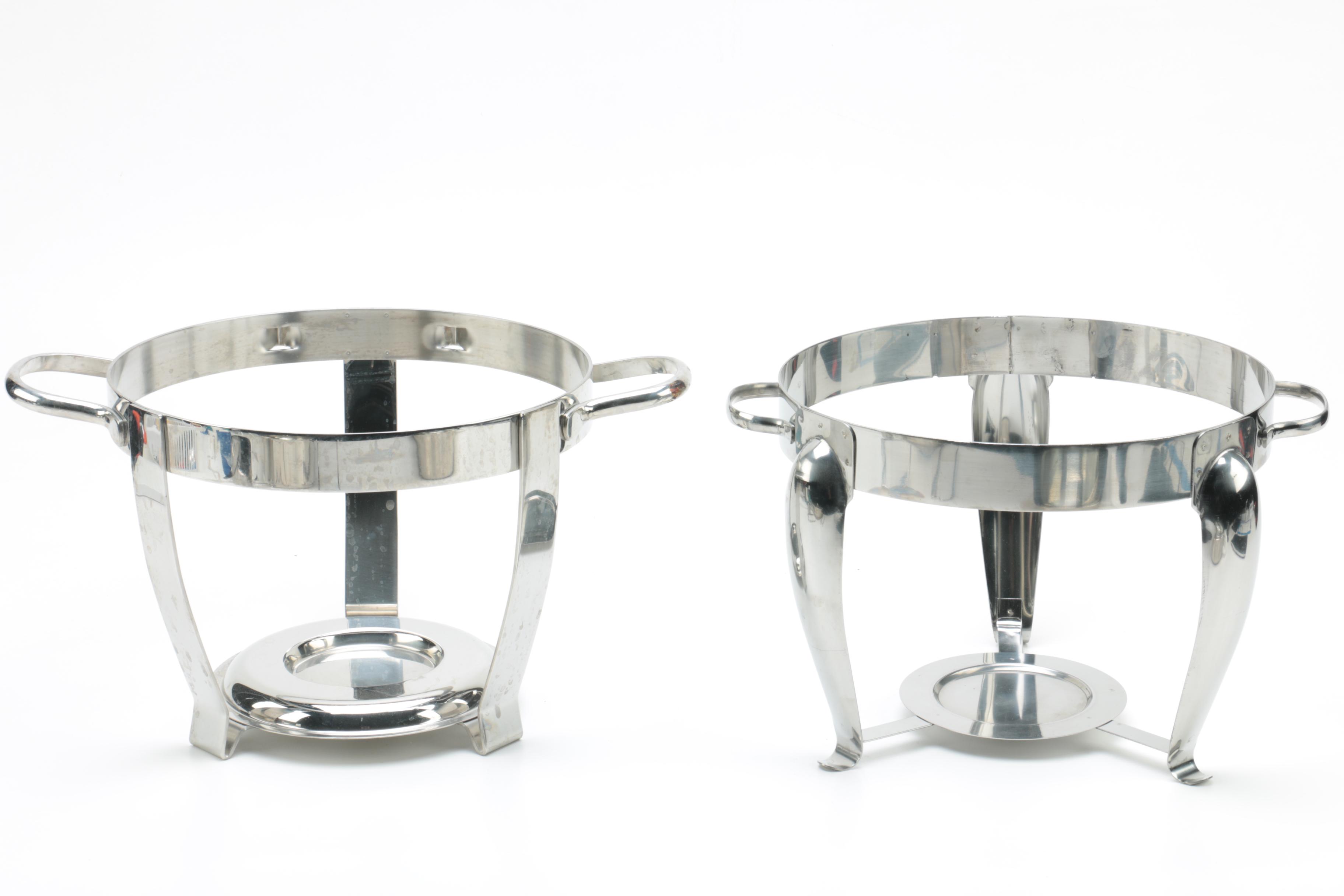 Stainless Chafing Dishes Featuring Crate & Barrel
