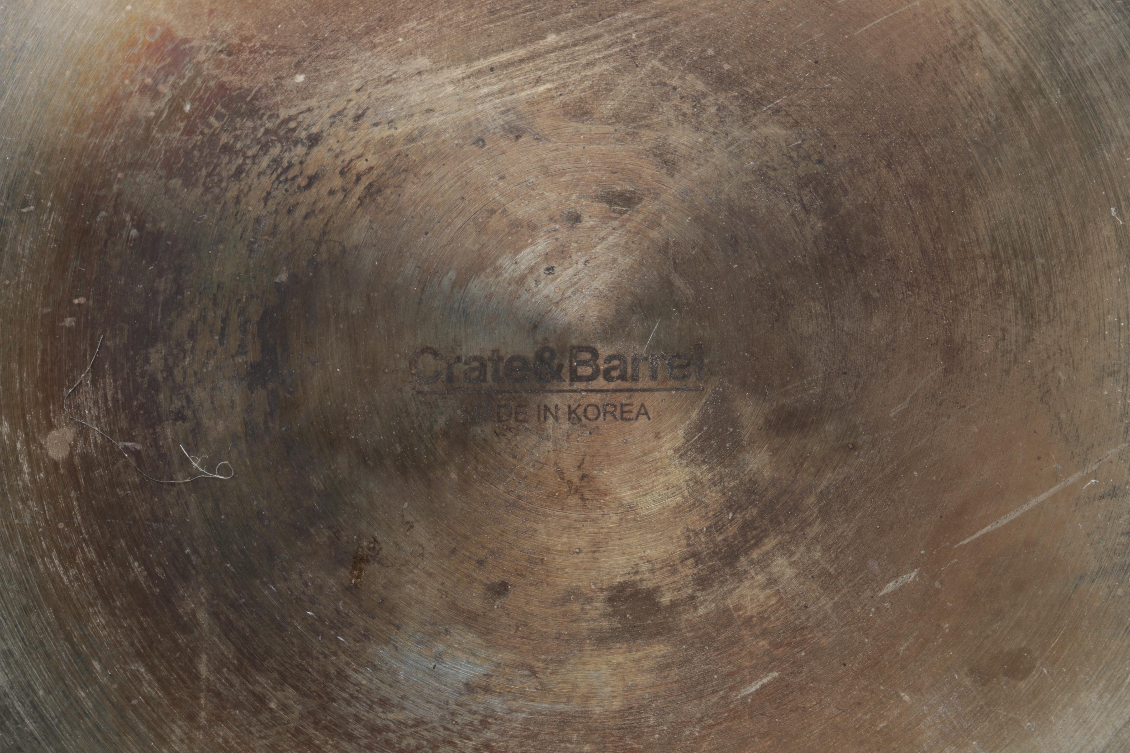 Stainless Chafing Dishes Featuring Crate & Barrel