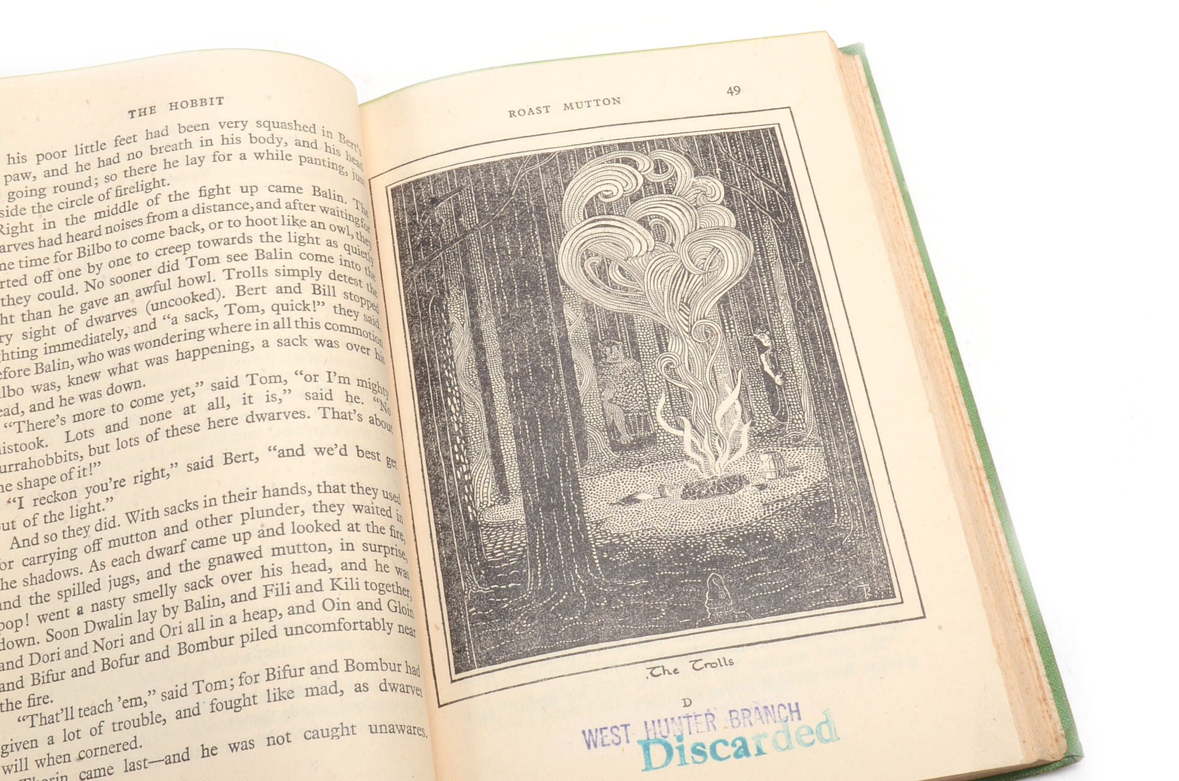 1946 First UK Edition, Fourth Printing of "The Hobbit" by J. R. R. Tolkien