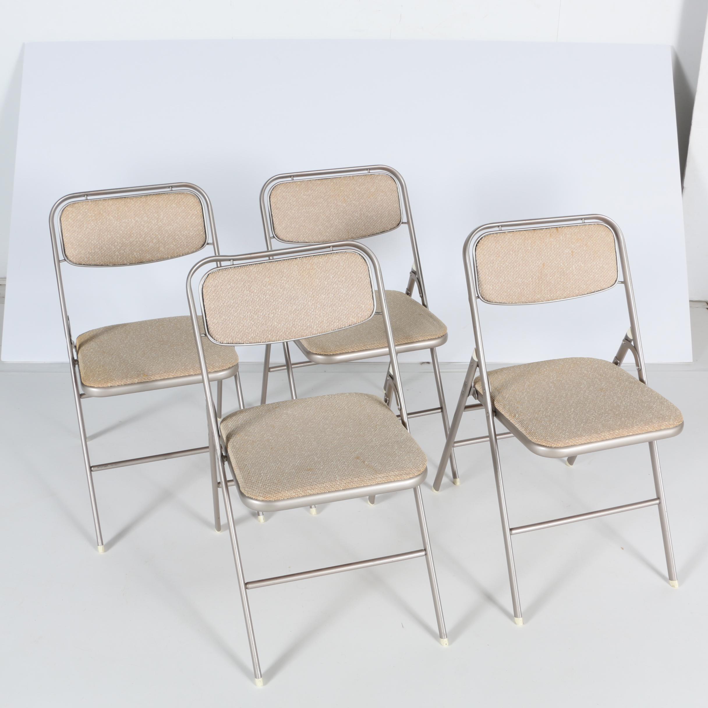 Four Samsonite Folding Chairs