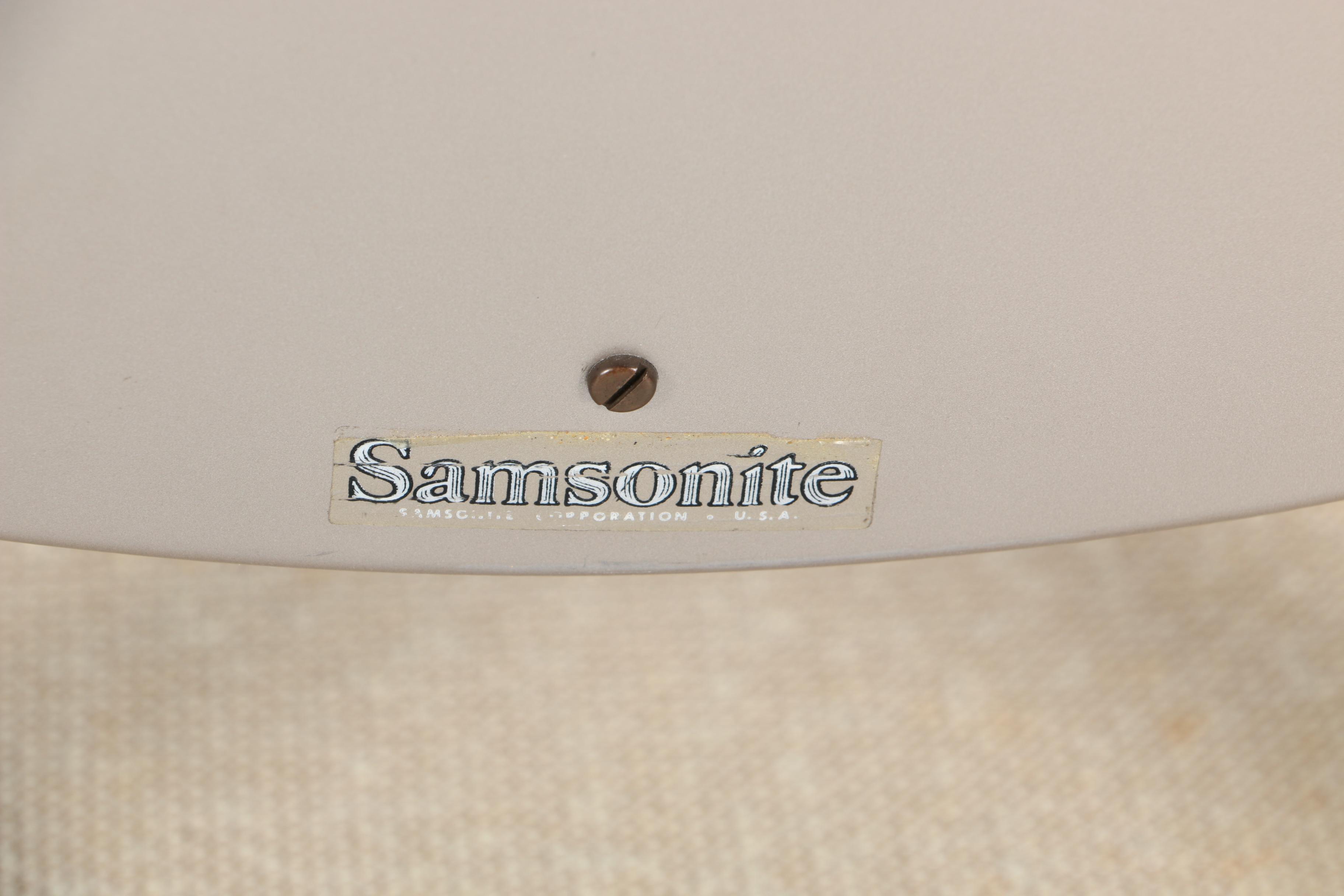 Four Samsonite Folding Chairs