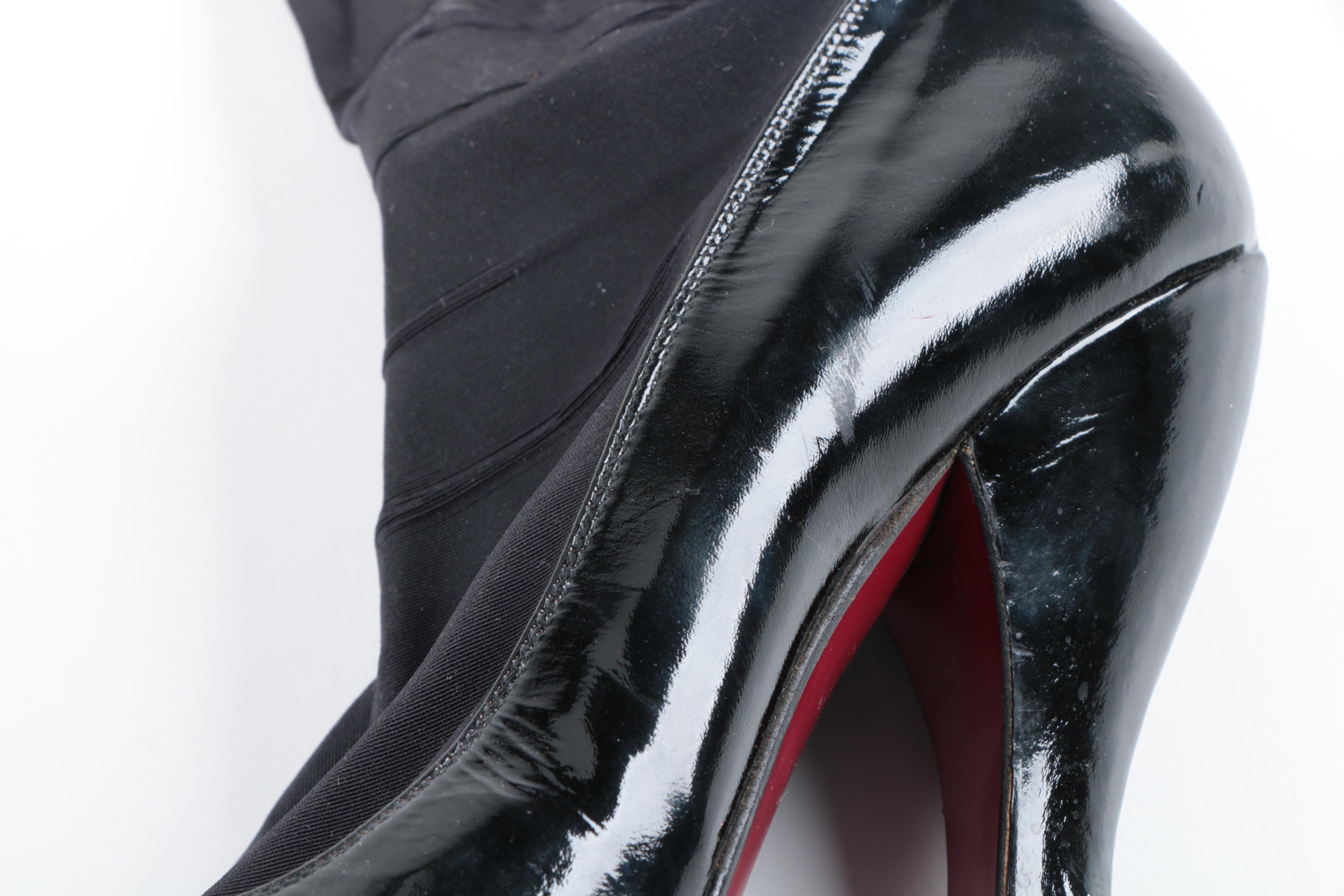 Vivienne Westwood Black Stretch Boots