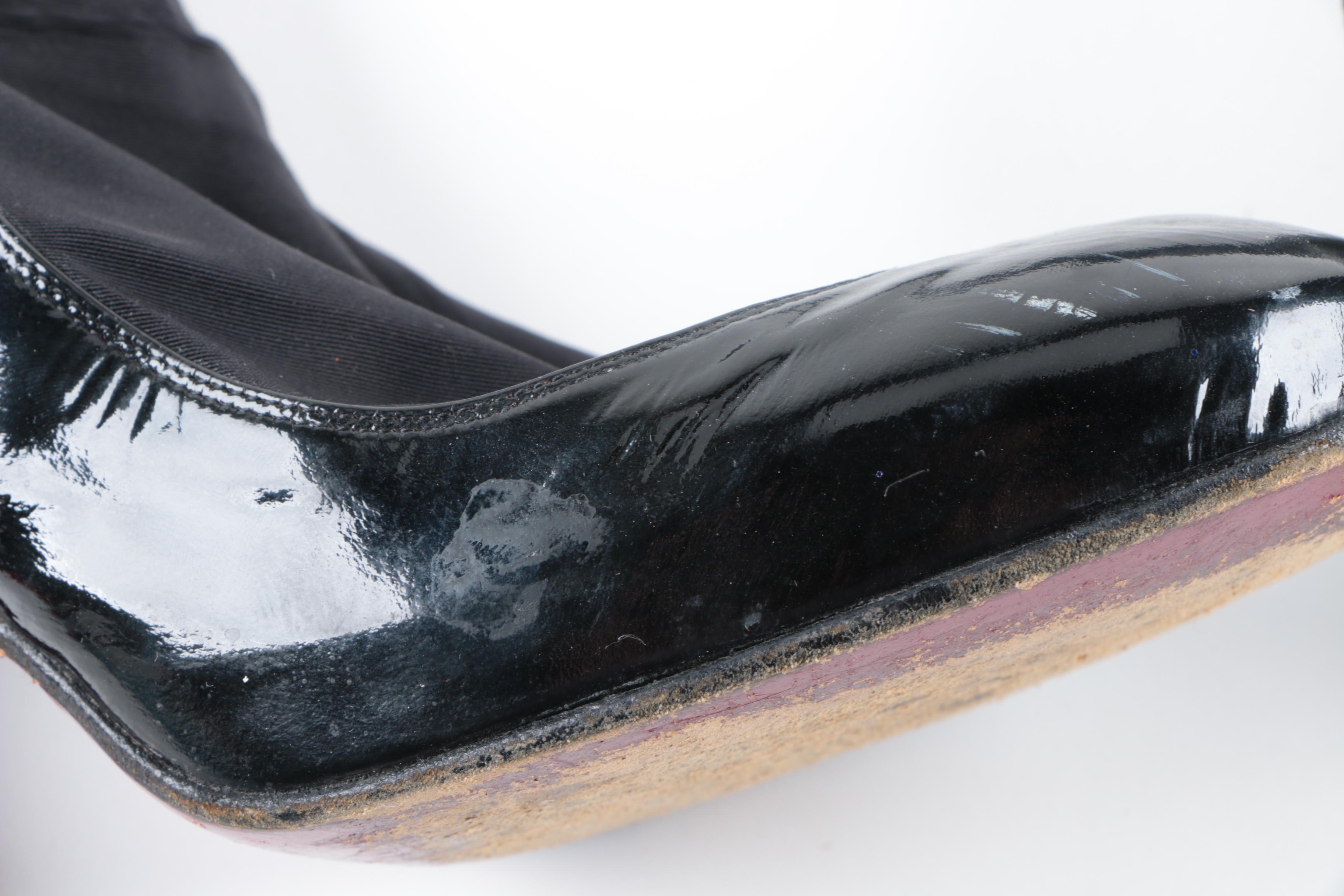 Vivienne Westwood Black Stretch Boots