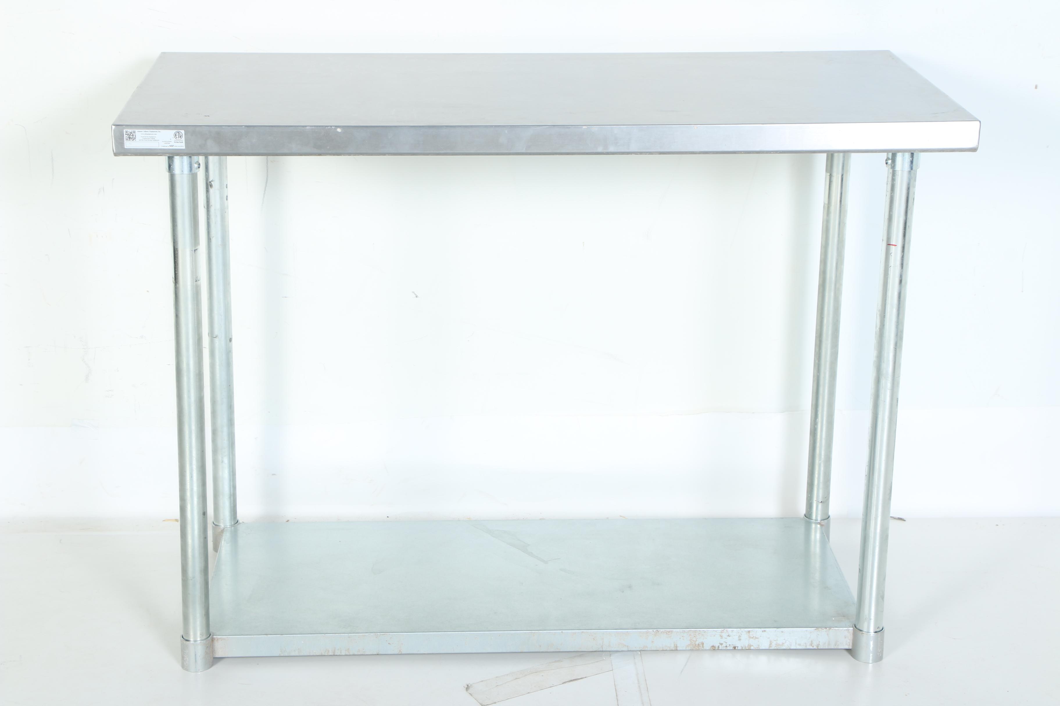 GSW Stainless Steel Work Tables