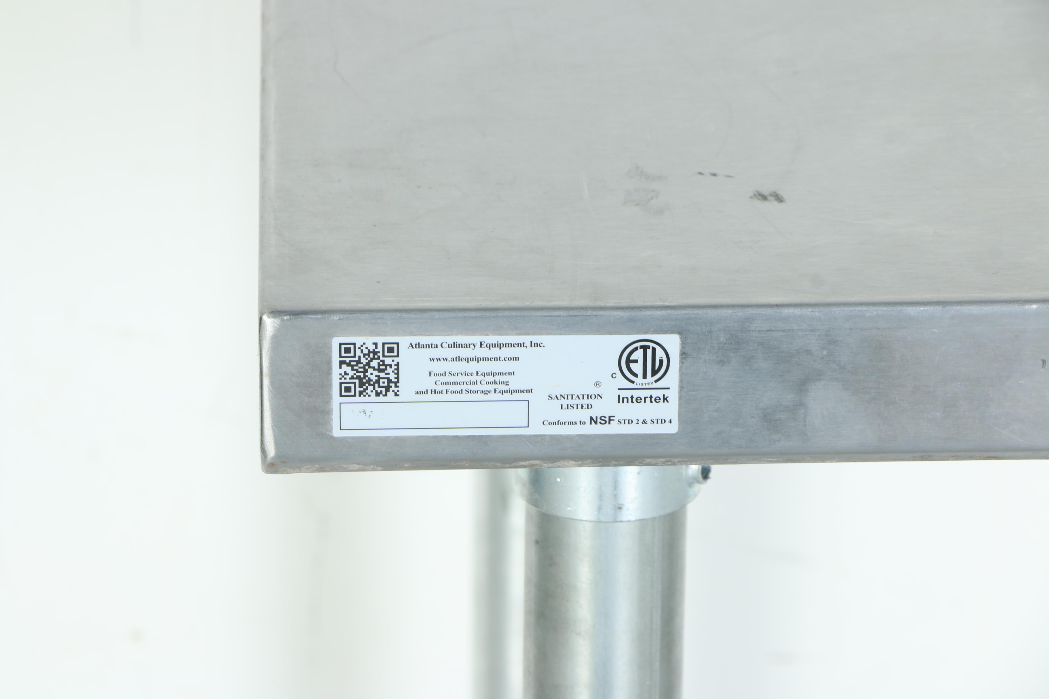 GSW Stainless Steel Work Tables