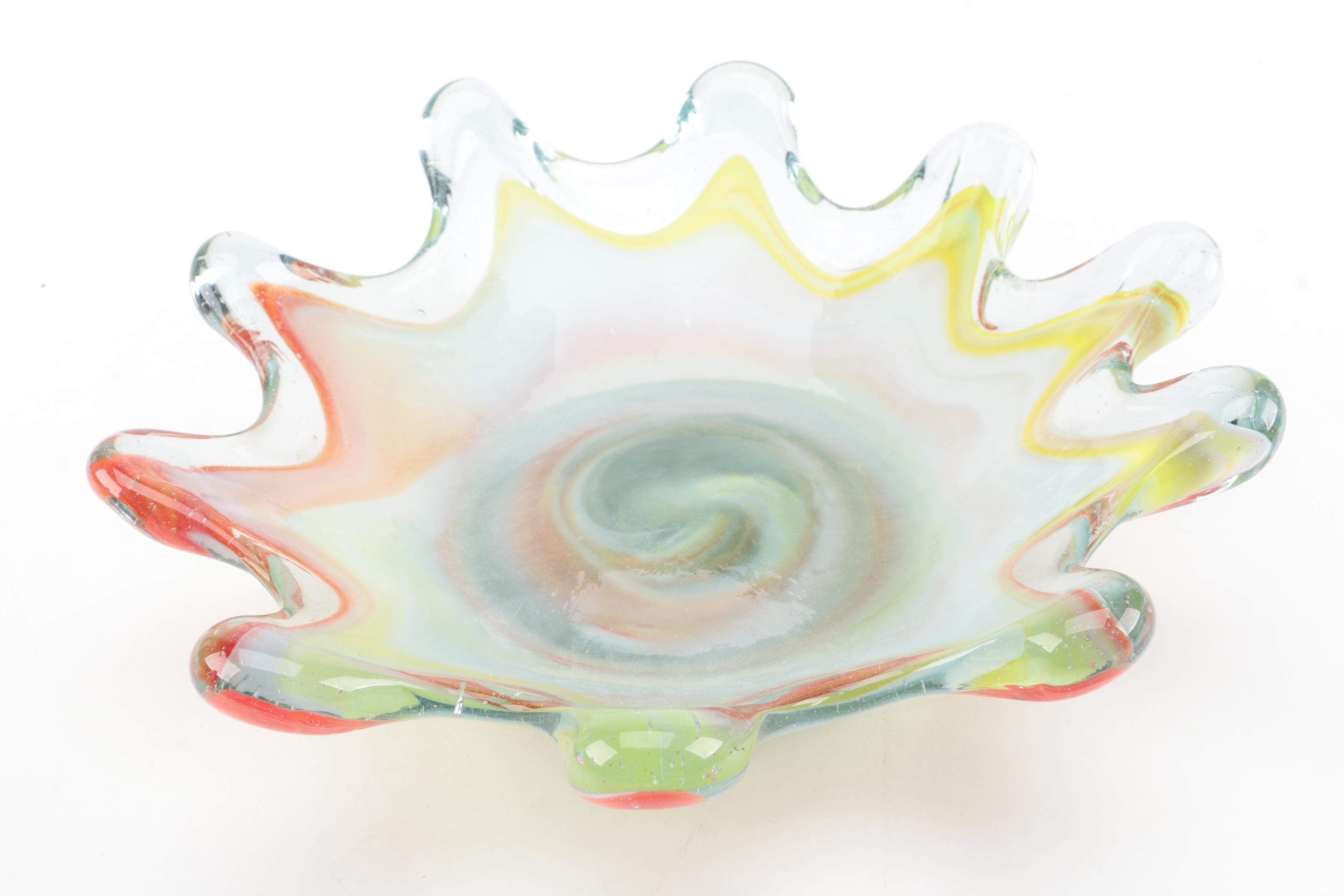 Modern Ash Receptacle and Dish