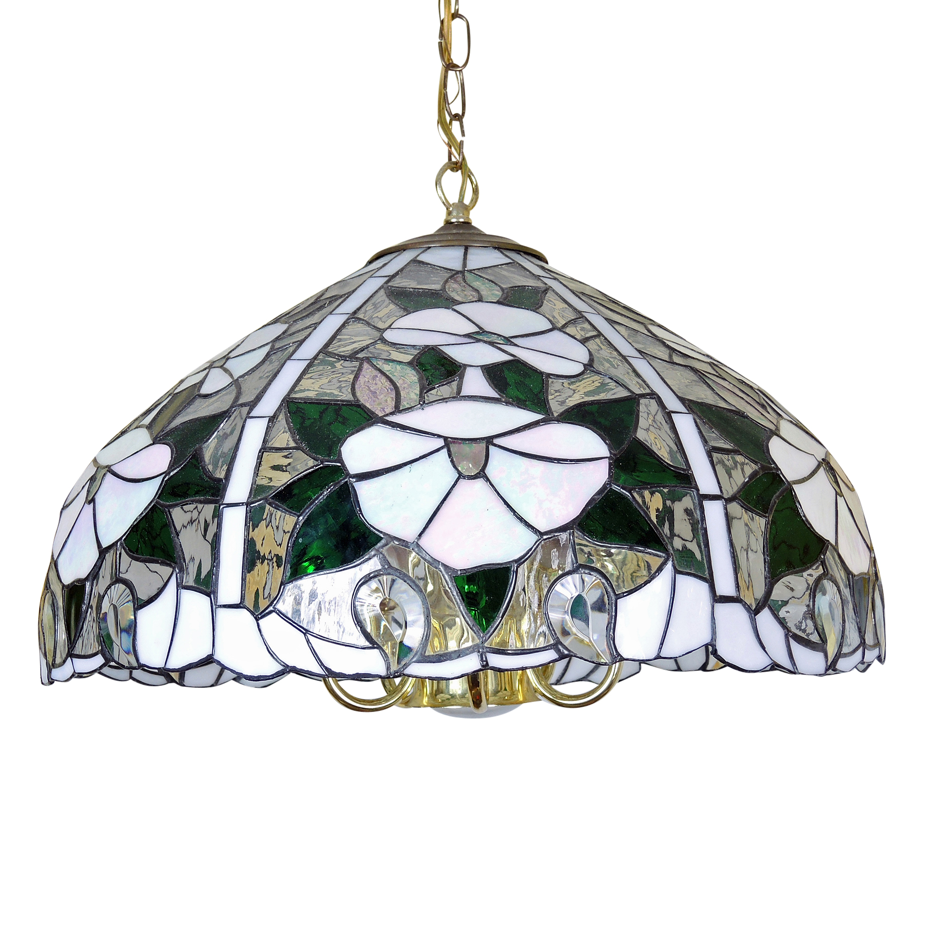 Tiffany Style Stained Glass Chandelier