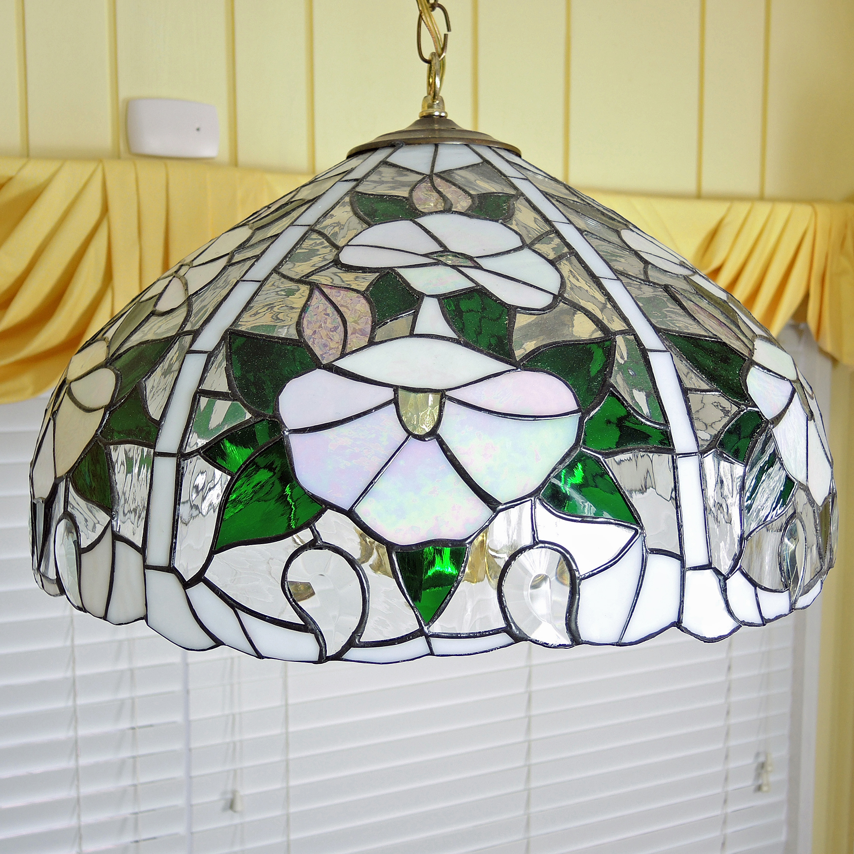 Tiffany Style Stained Glass Chandelier