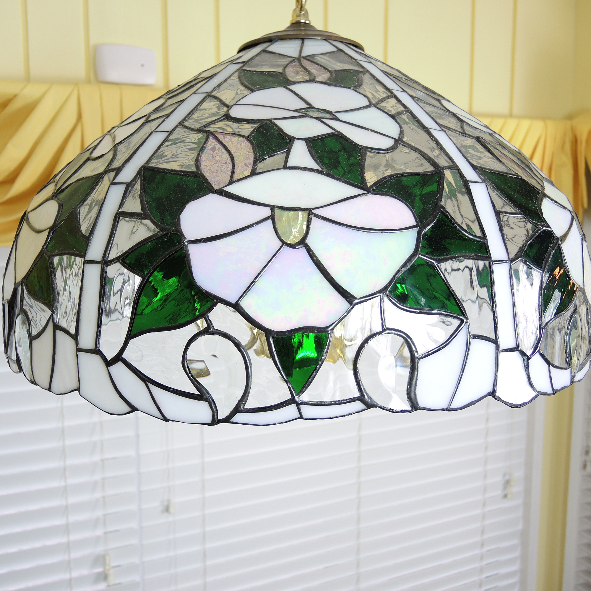 Tiffany Style Stained Glass Chandelier