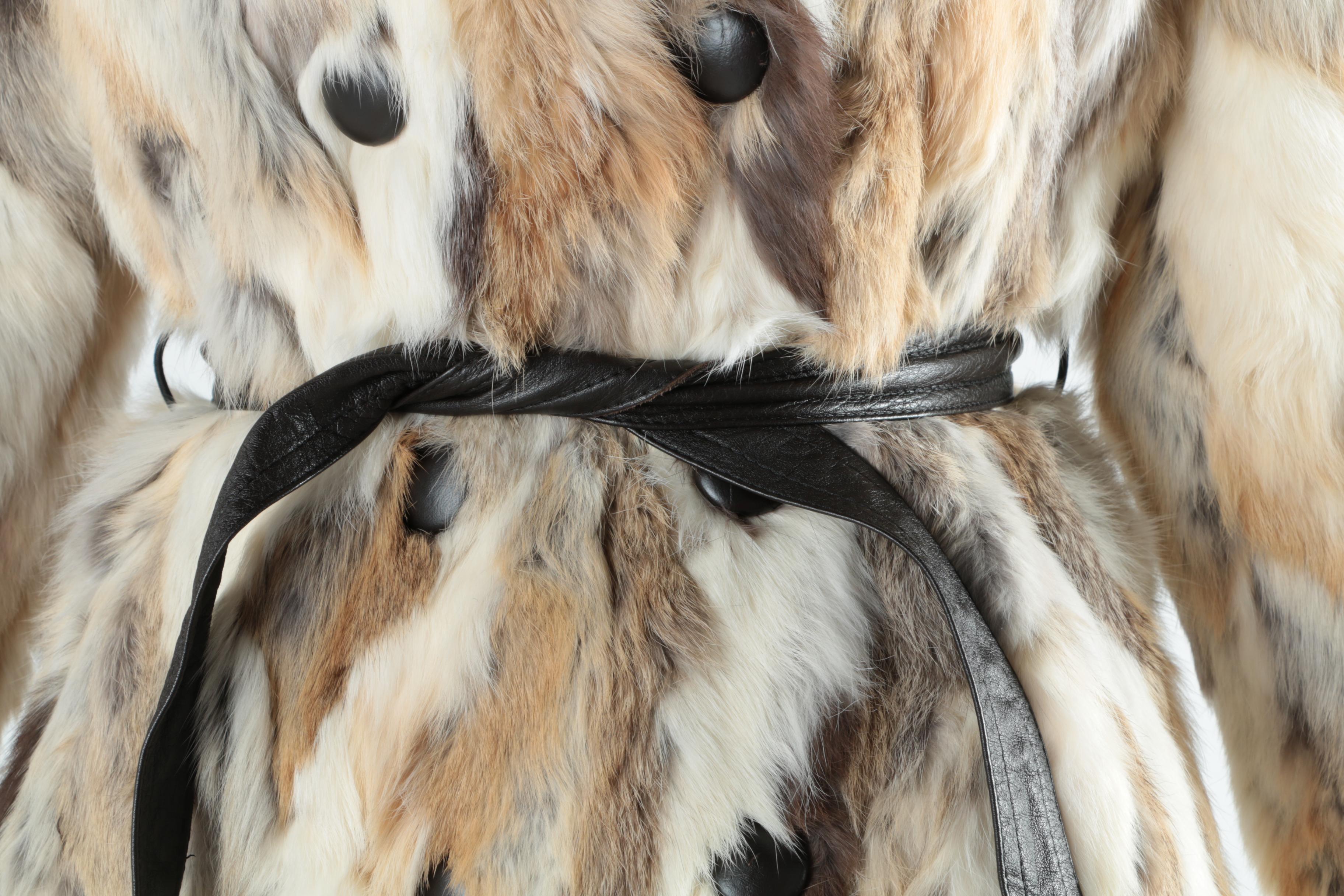 Vintage Rabbit Fur Coat