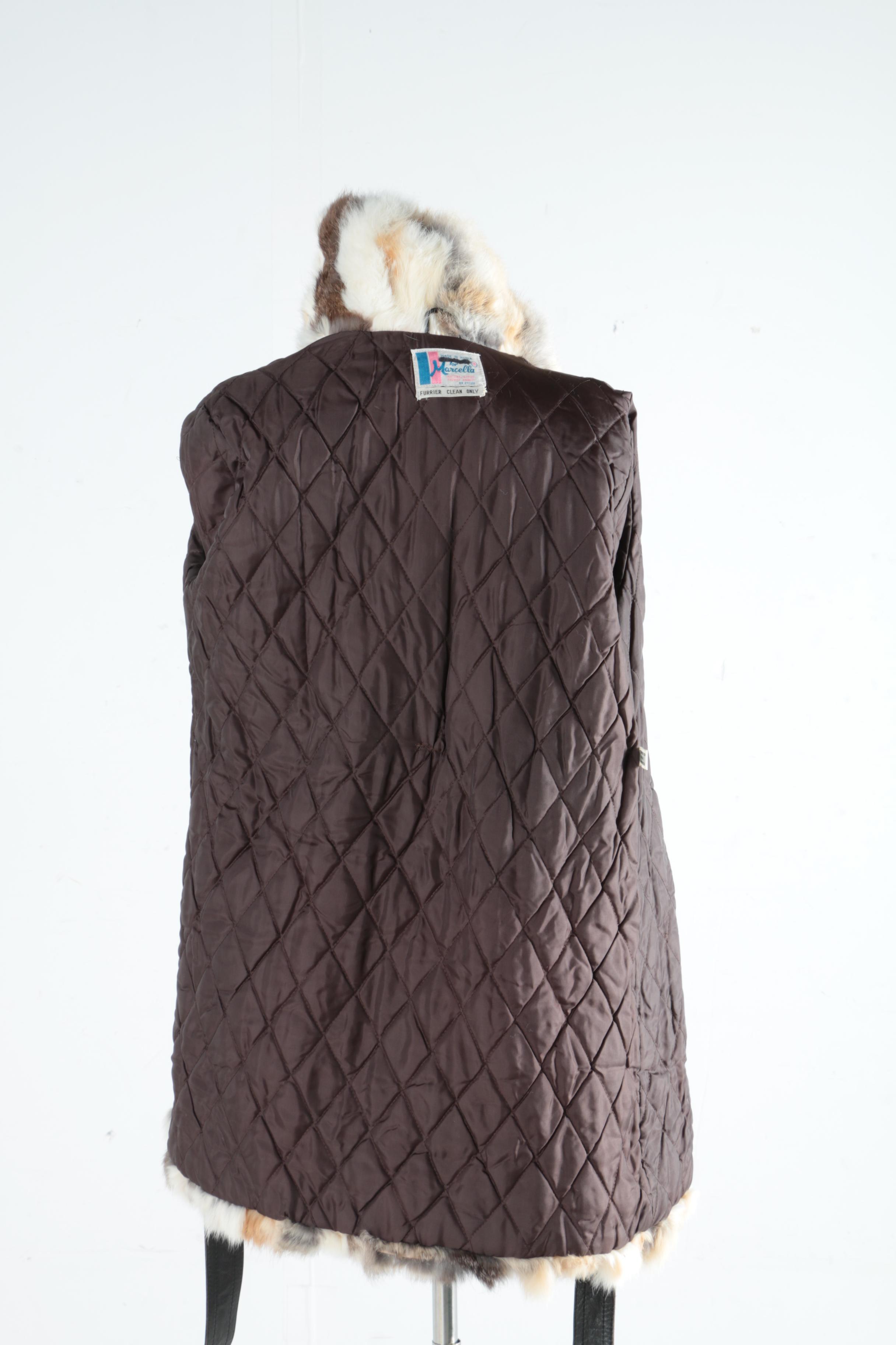 Vintage Rabbit Fur Coat