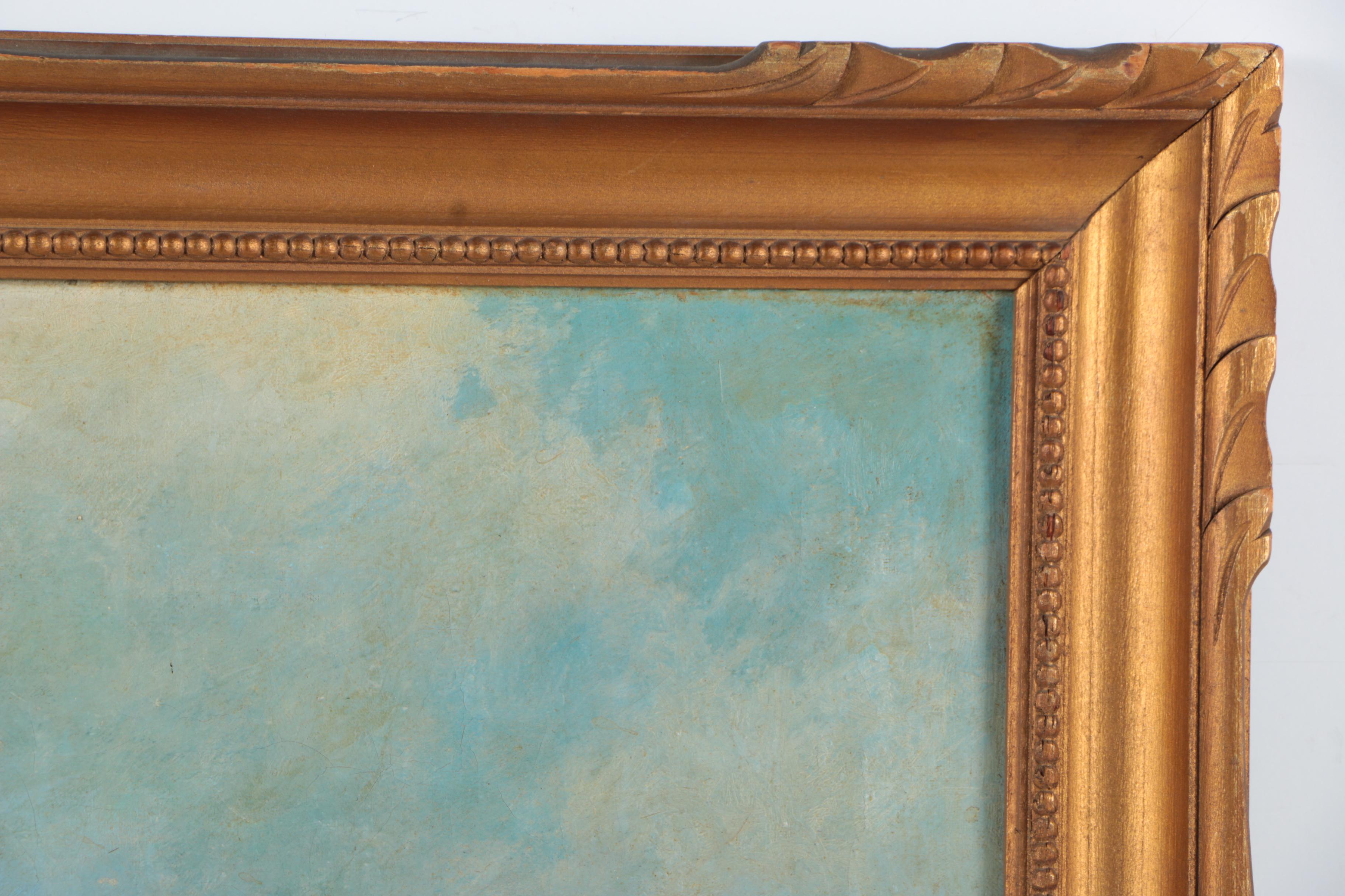 Oil Painting on Canvas of a Square Rigged Brig at Sea