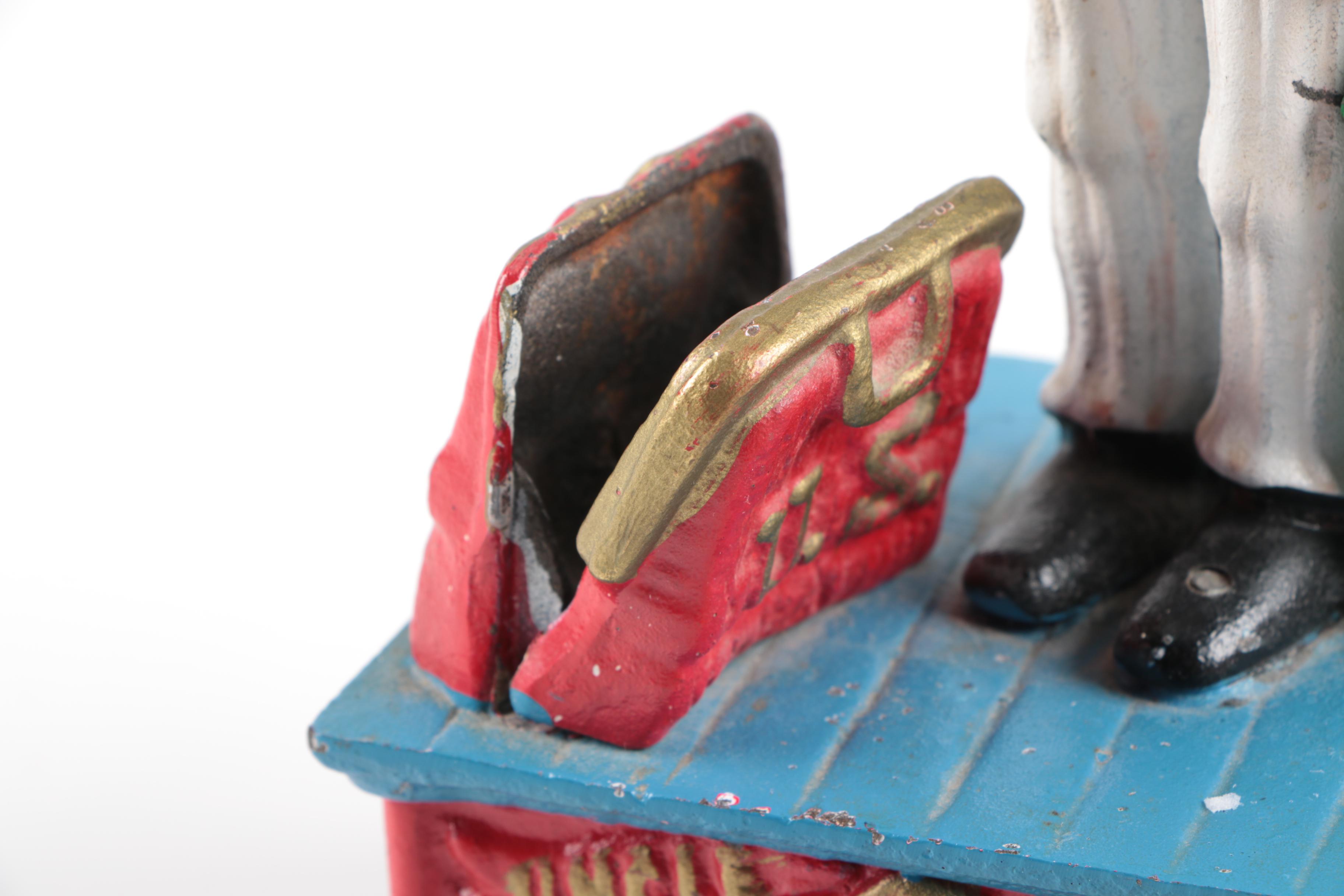 Vintage Uncle Sam Cast Iron Mechanical Bank