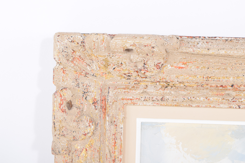 Erich Paulsen Late 20th Century Oil Painting of Beach Landscape