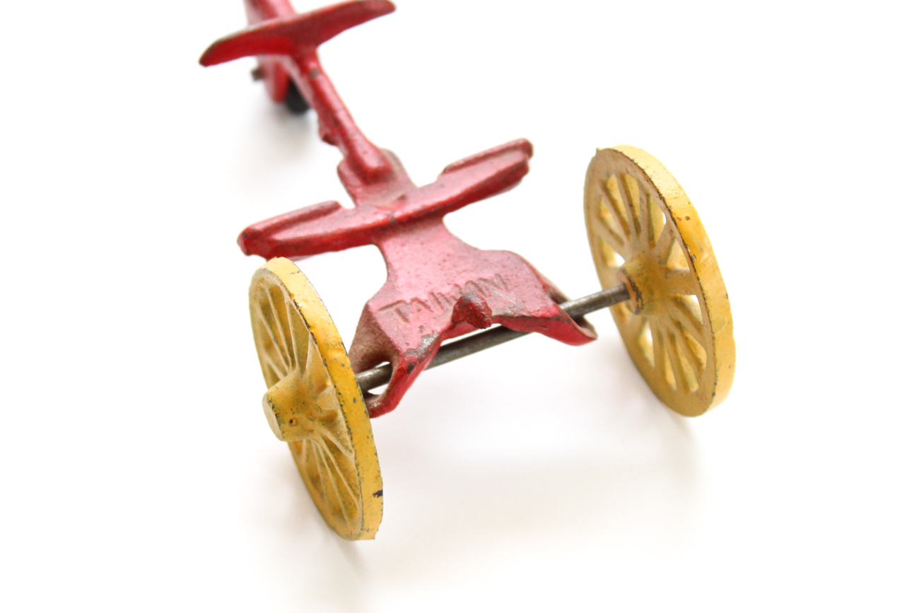 Vintage Cast Iron Fire Truck