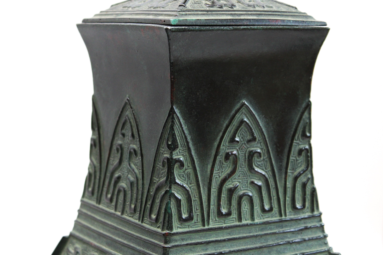 Frederick Cooper Asian Embossed Table Lamps