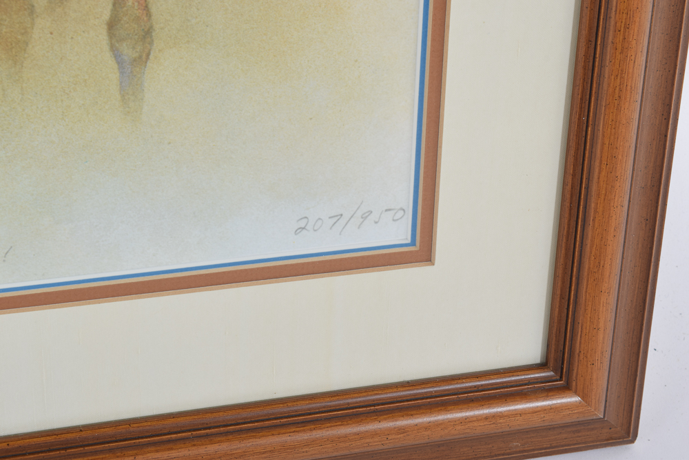 Fred Stone 1984 Limited Edition Offset Lithograph "Secretariat, Ron Turcotte Up"