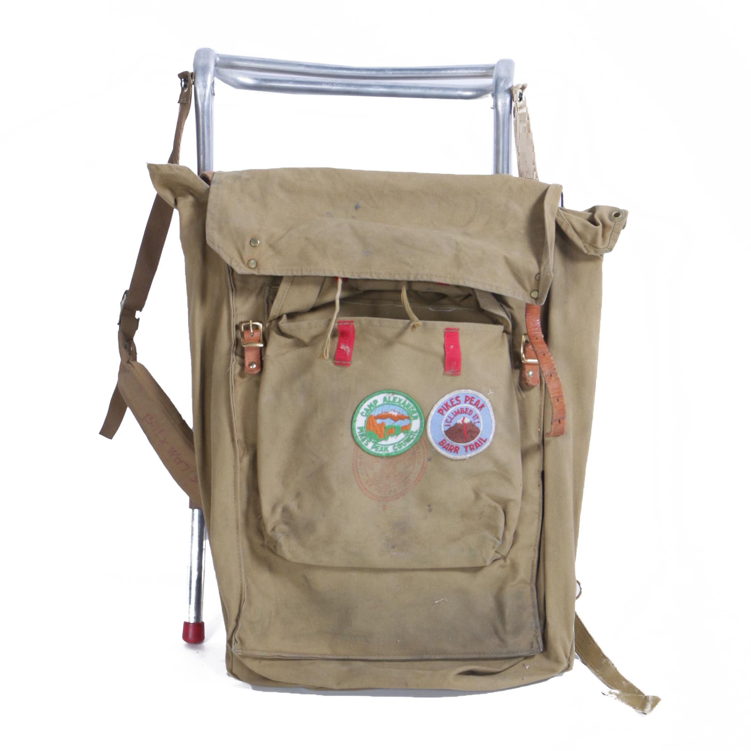 Vintage Boy Scouts of America Canvas Backpack