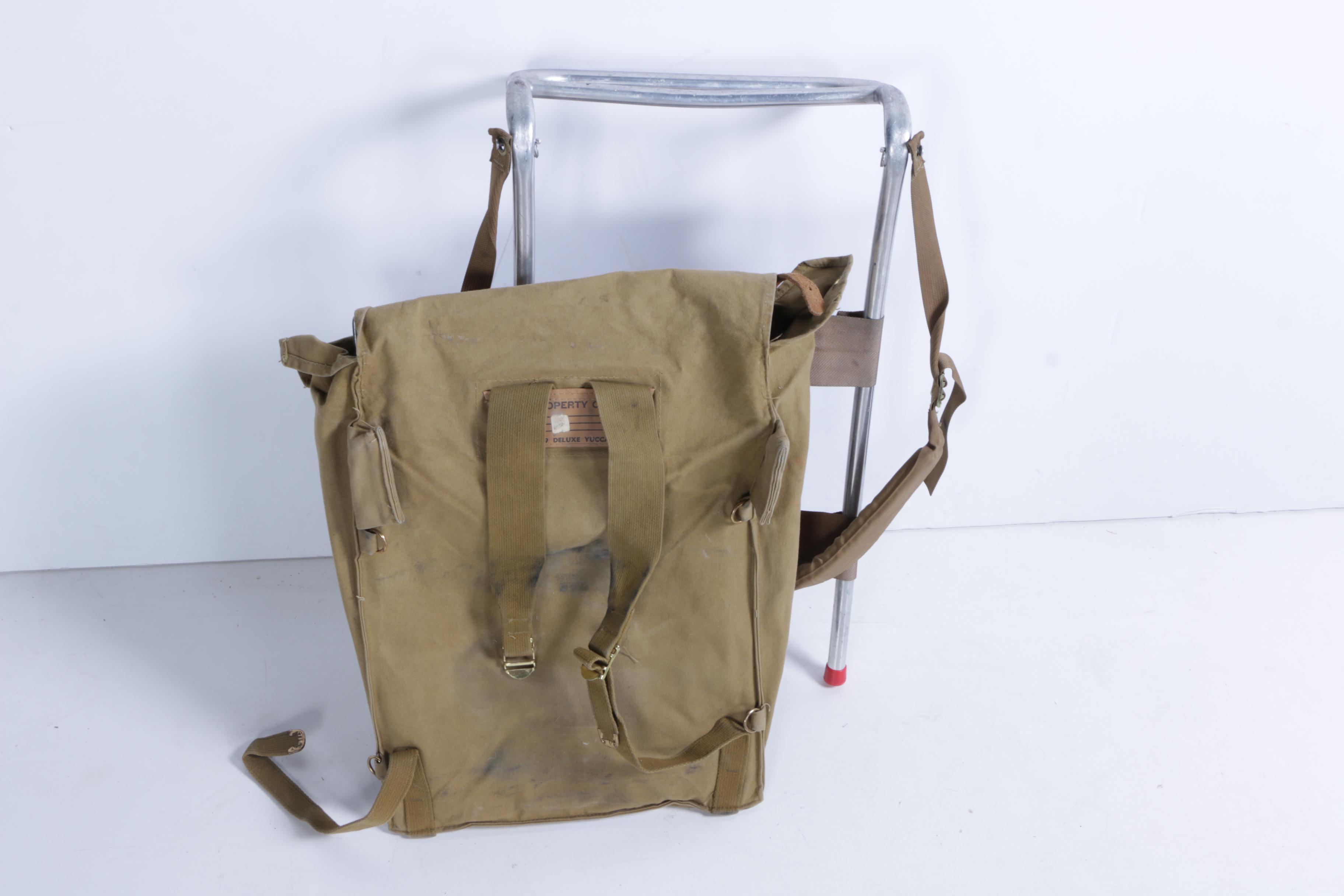 Vintage Boy Scouts of America Canvas Backpack