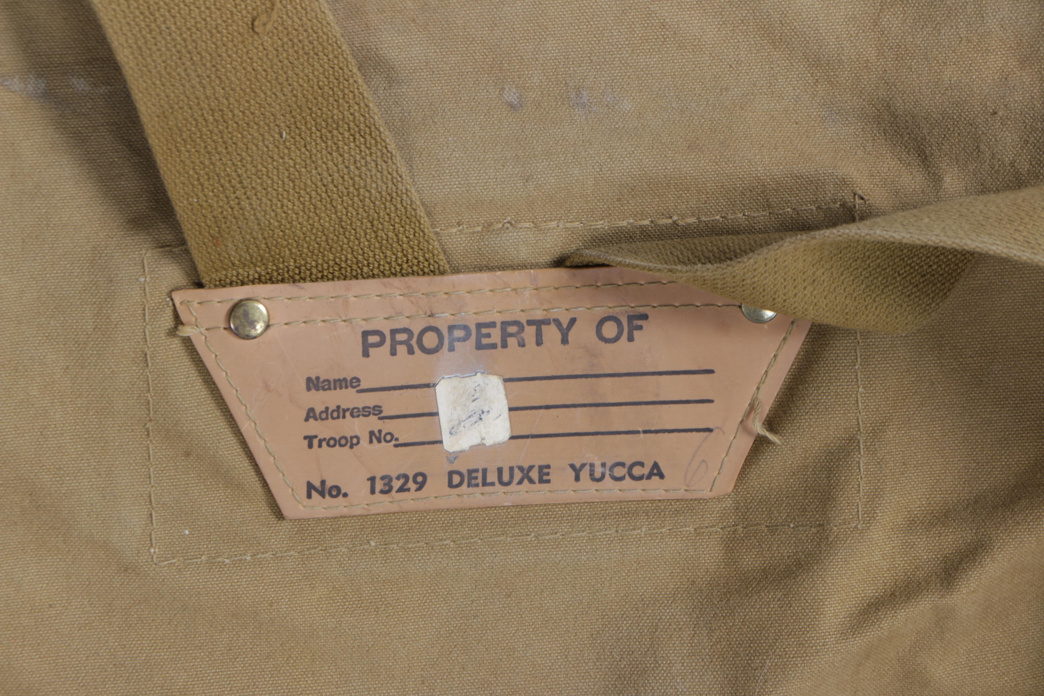 Vintage Boy Scouts of America Canvas Backpack