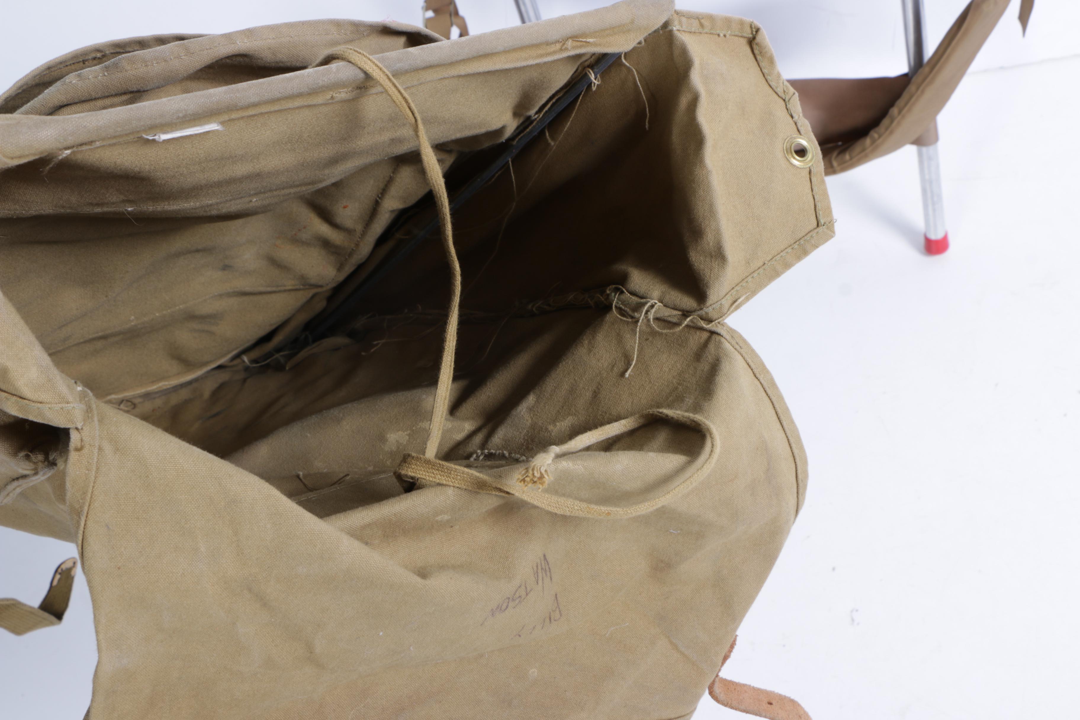 Vintage Boy Scouts of America Canvas Backpack