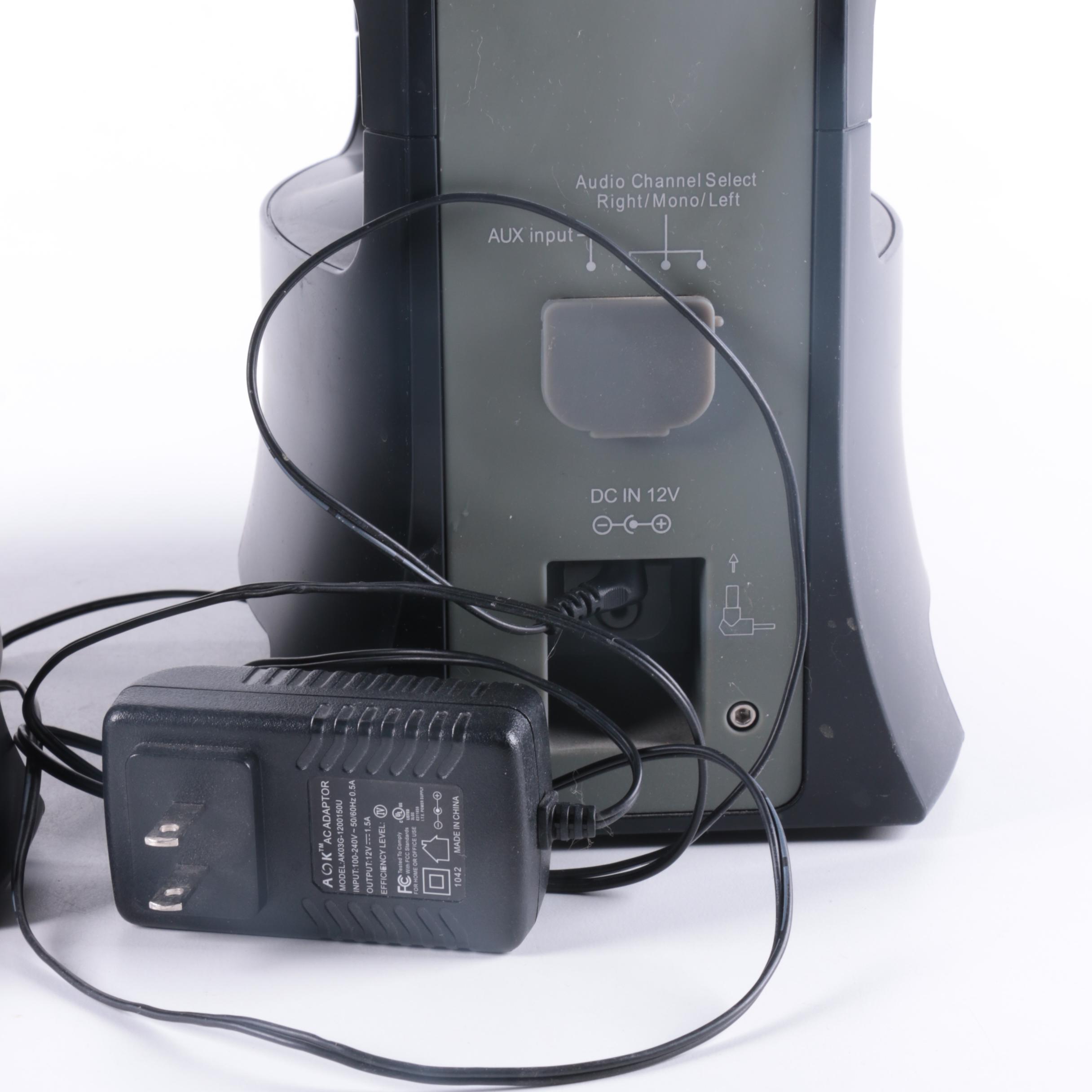 Audio Unlimited Digital Wireless Speakers With Remote Transmitter