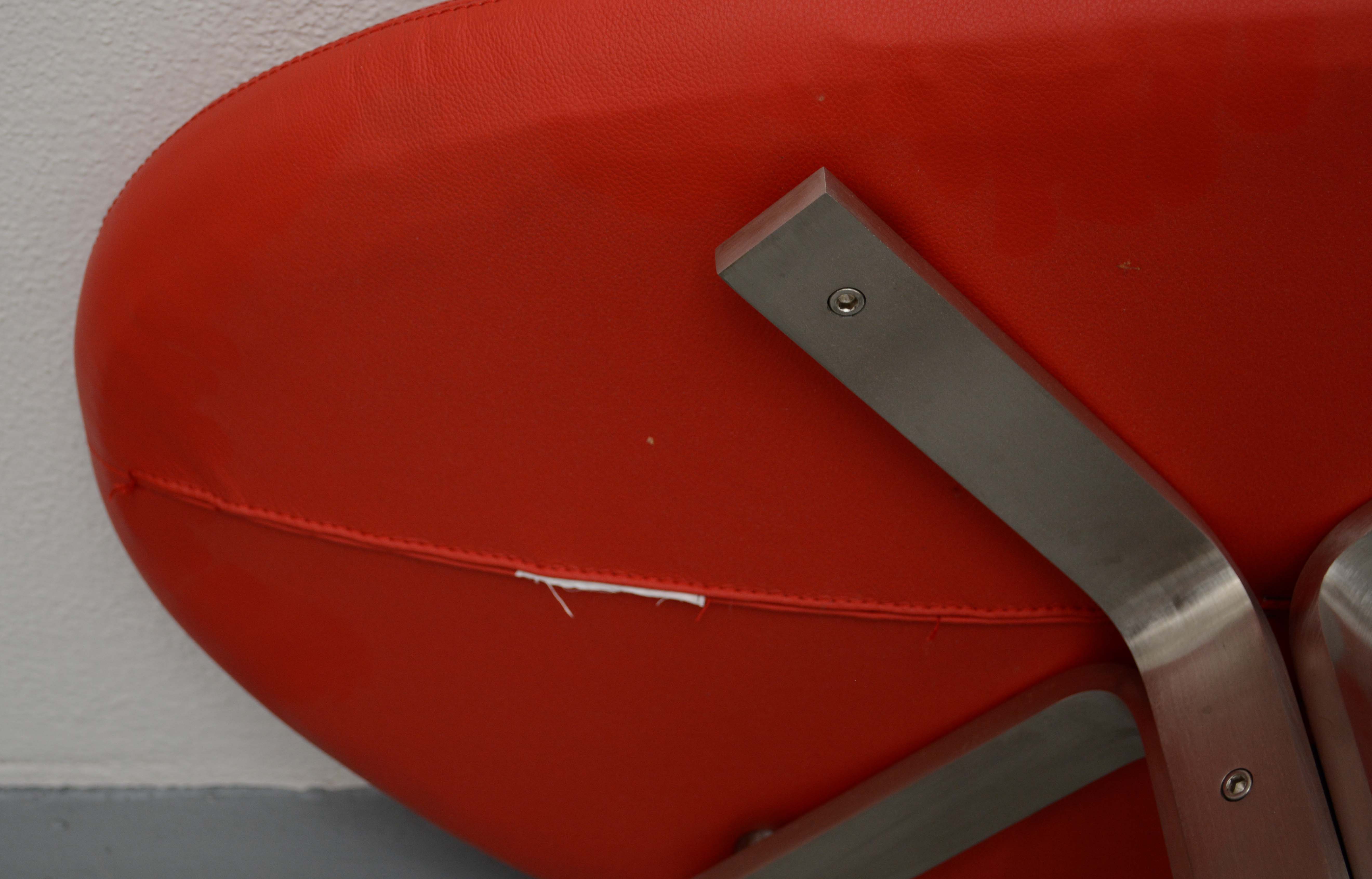 Mid Century Modern Lounge Chair and Ottoman After Jørgensen "Corona"