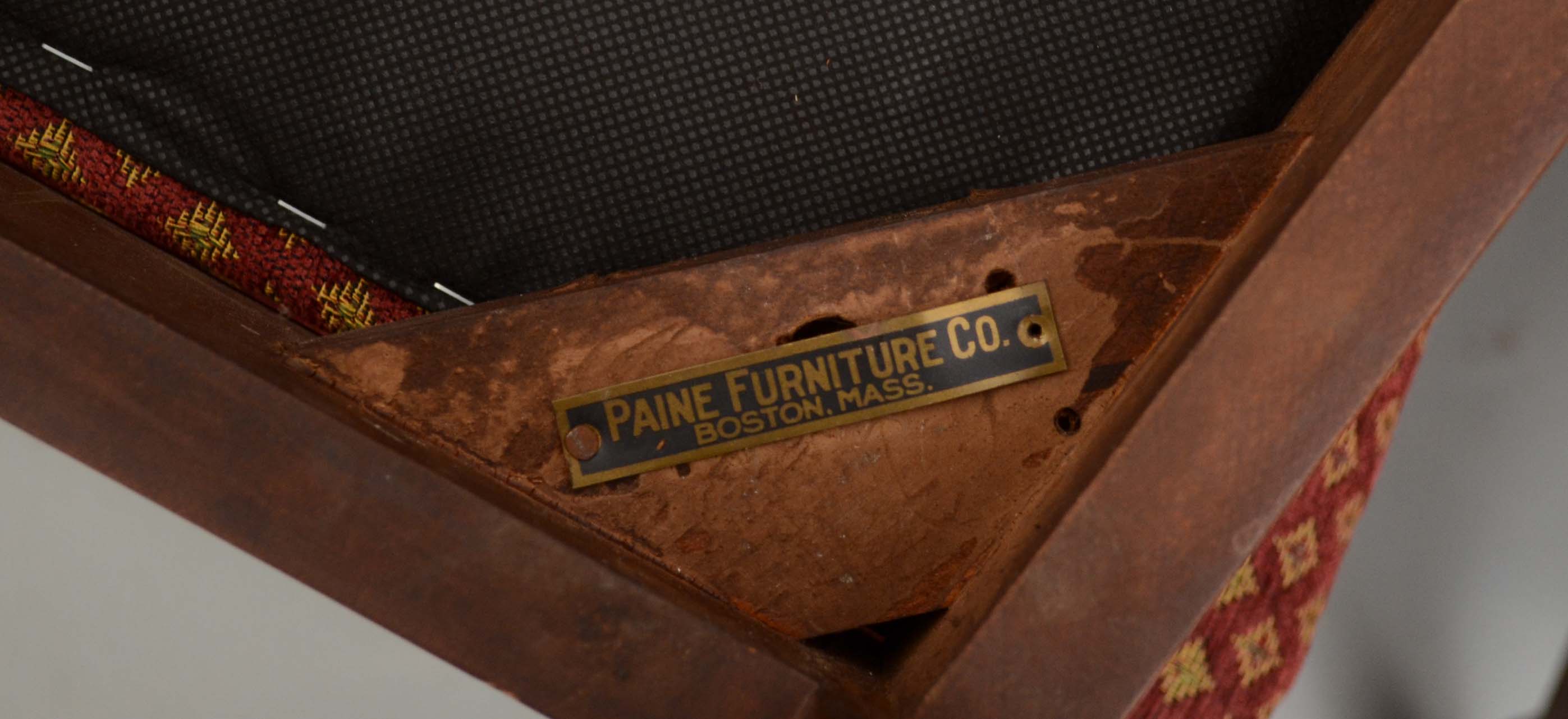 Eight Chippendale Style Dining Chairs by Paine Furniture