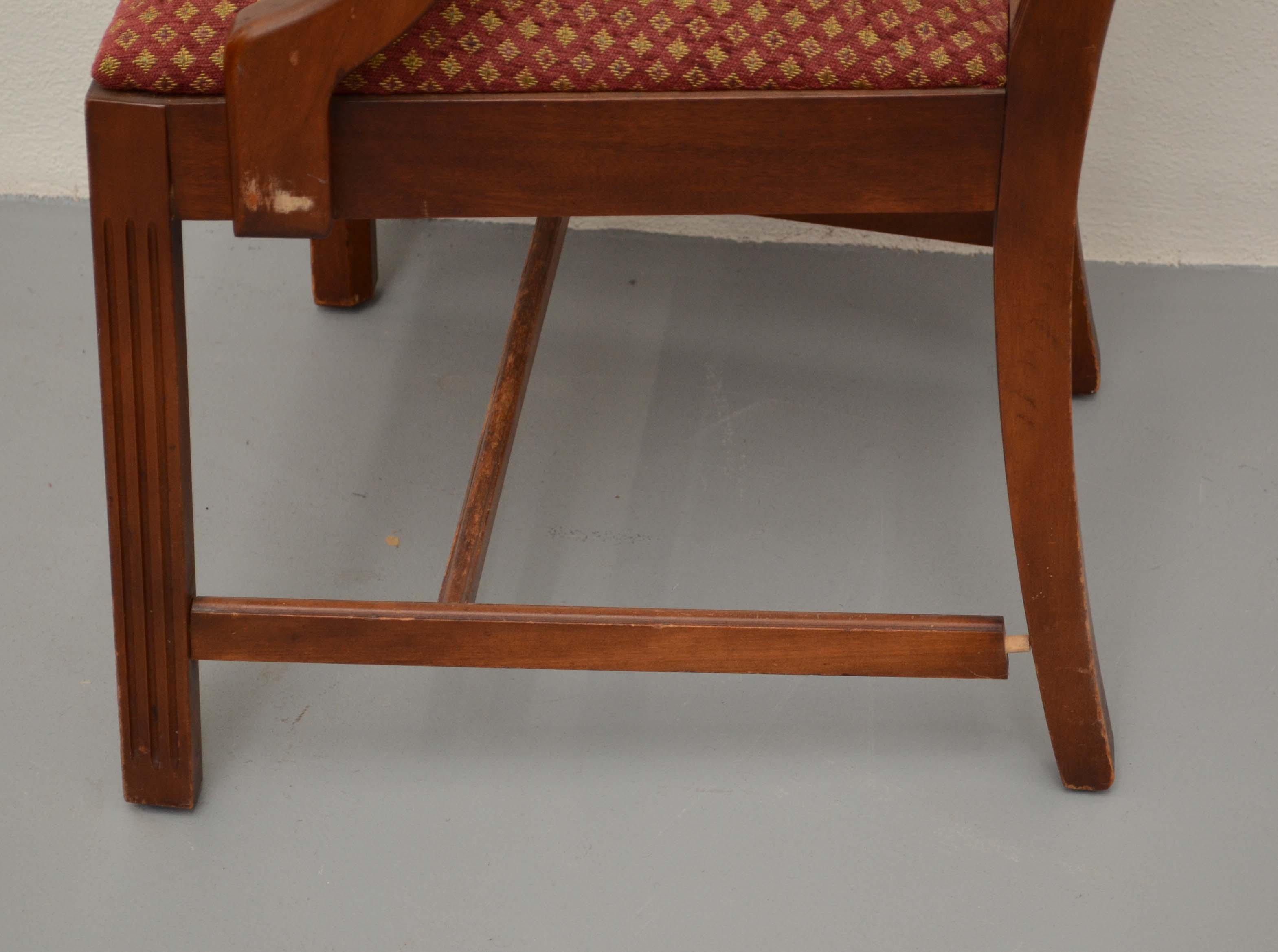 Eight Chippendale Style Dining Chairs by Paine Furniture