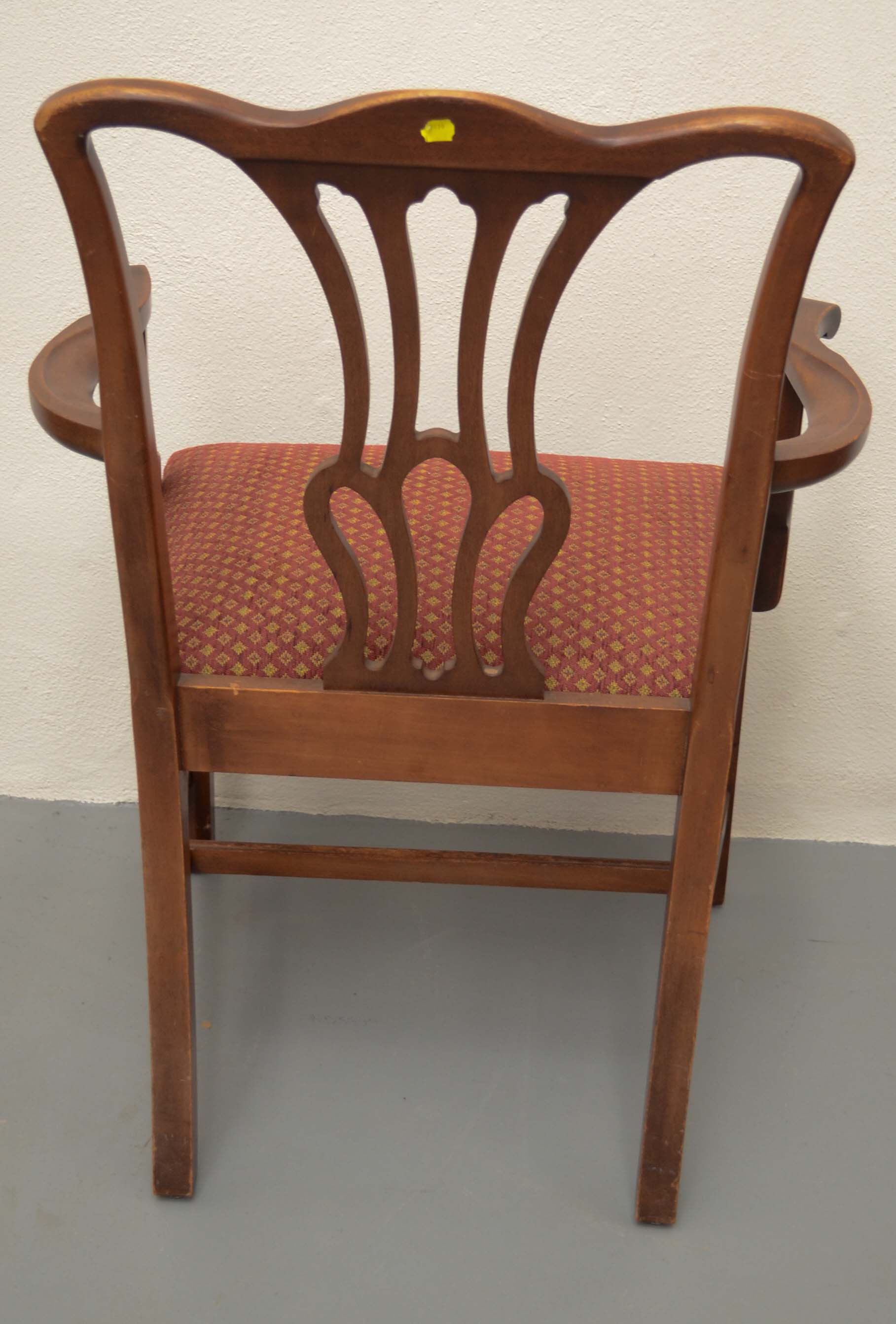 Eight Chippendale Style Dining Chairs by Paine Furniture