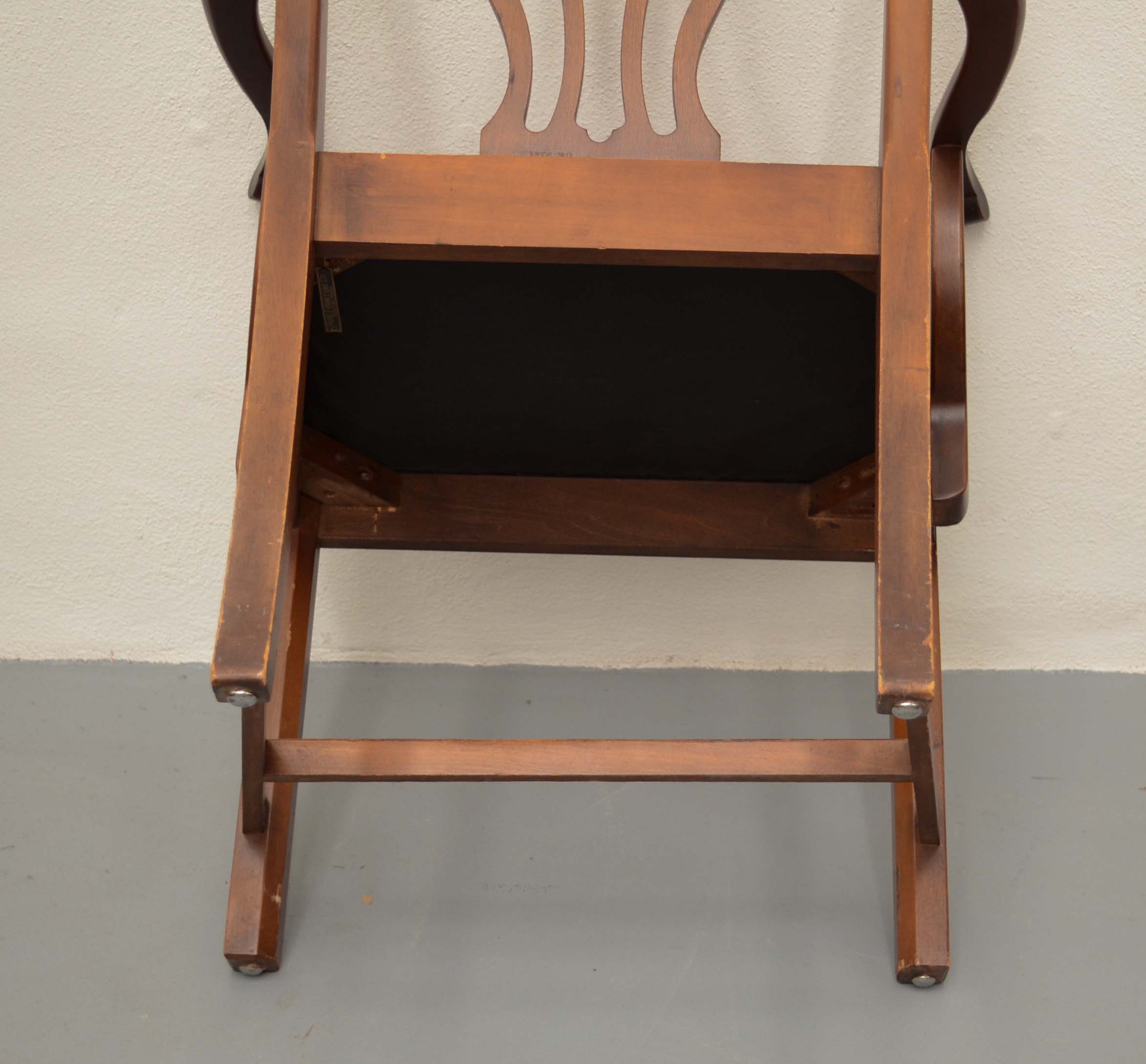 Eight Chippendale Style Dining Chairs by Paine Furniture