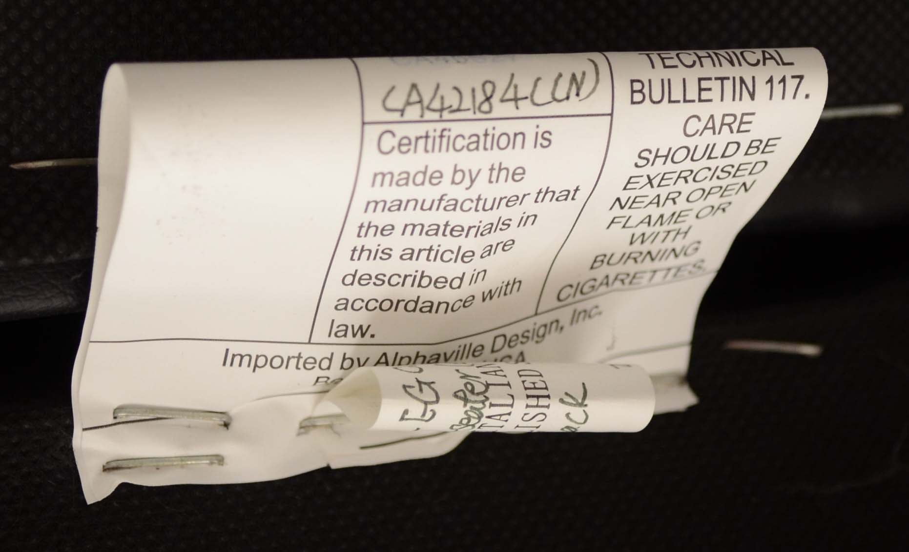 Mid Century Modern Style Leather Sofa After Le Corbusier "LC3"